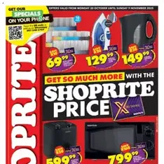 Shoprite Specials - Flyer preview valid from 20/10/2025