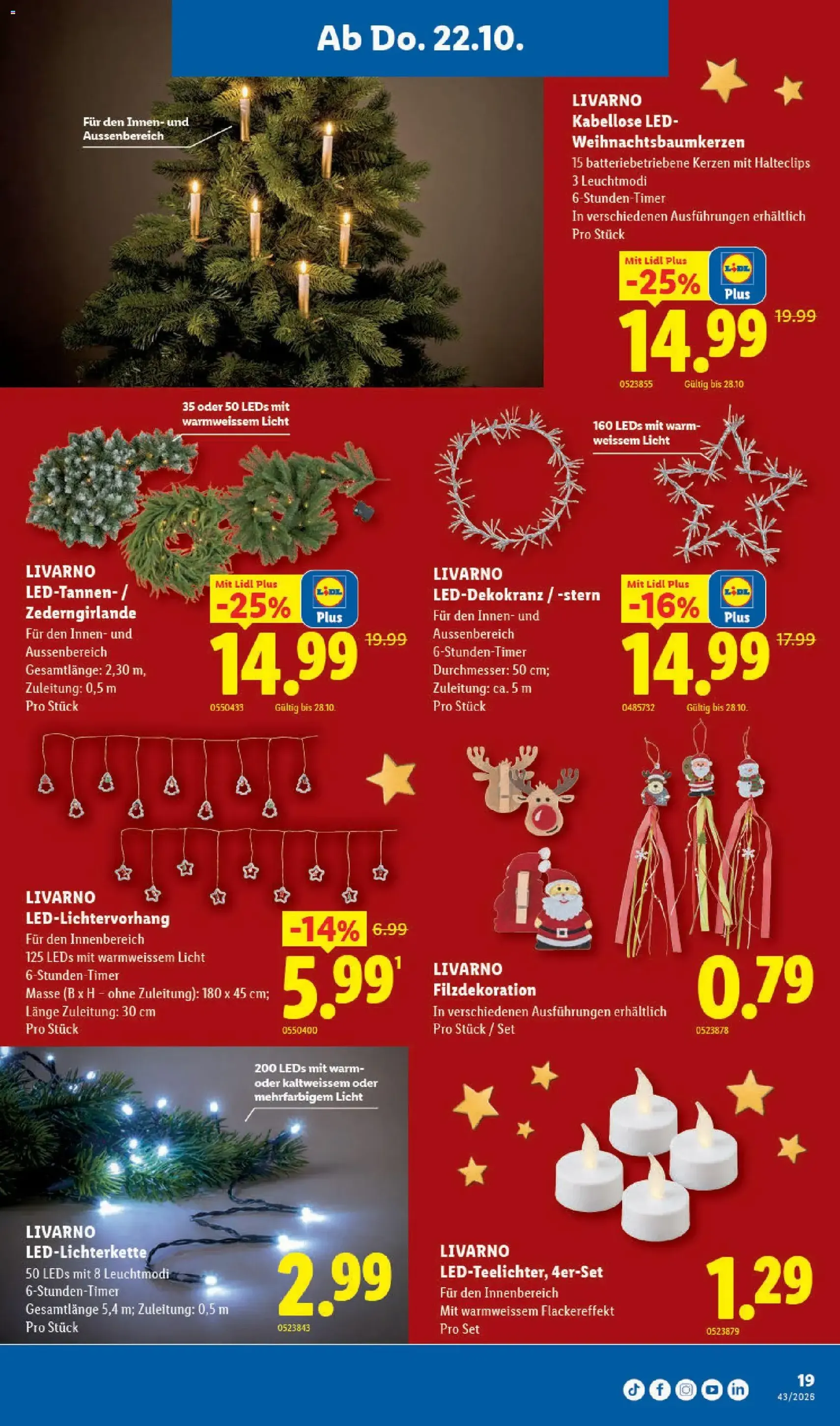 Lidl aktionen - Gültiger Prospekt ab 22.10.2026, Seite 21 von insgesamt 34