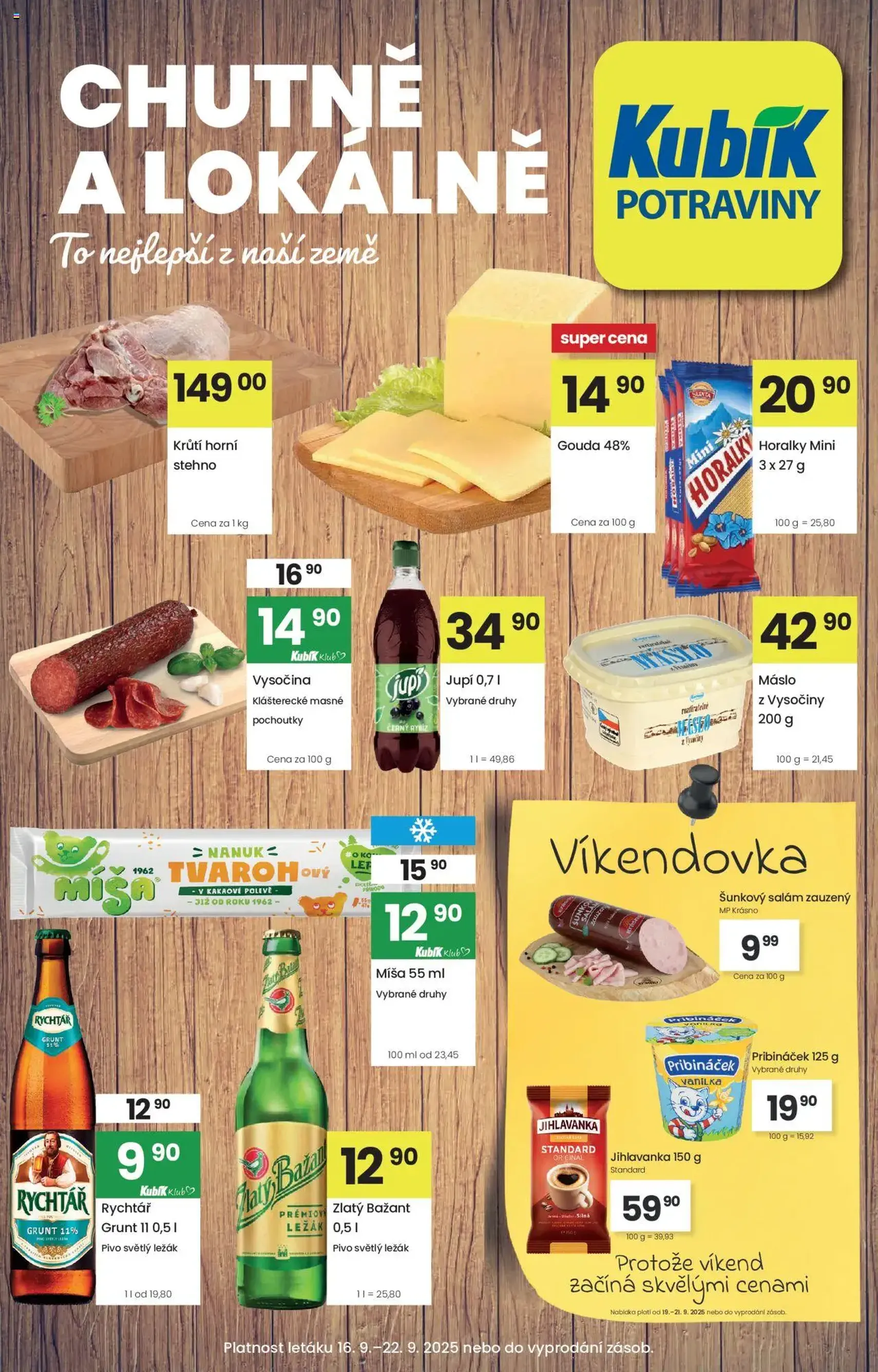Kubík leták - platný leták od 16.09.2025 strana 1 z 4