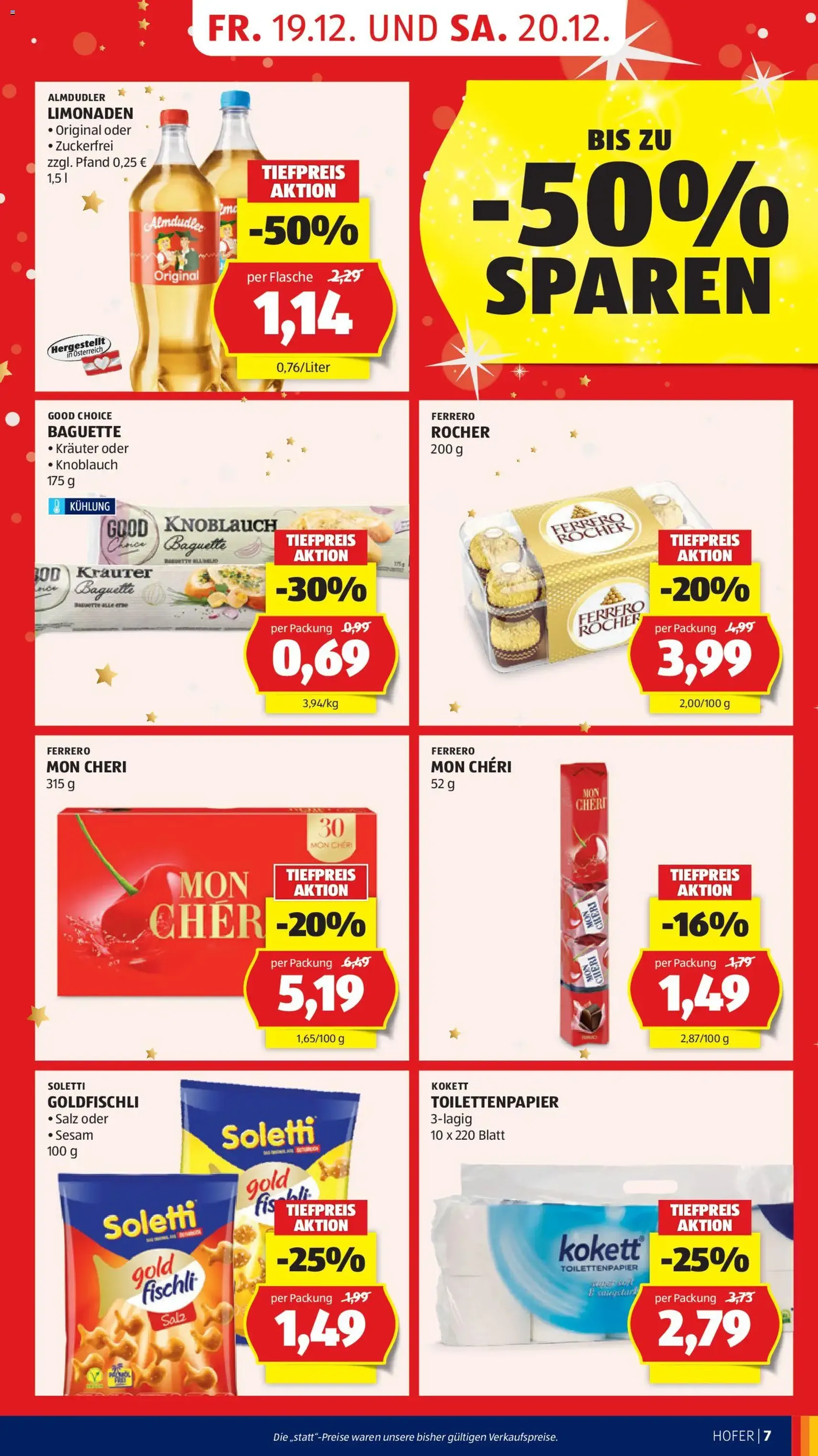 Hofer Flugblatt - Gültiger Prospekt ab 19.12.2025, Seite 9 von insgesamt 41