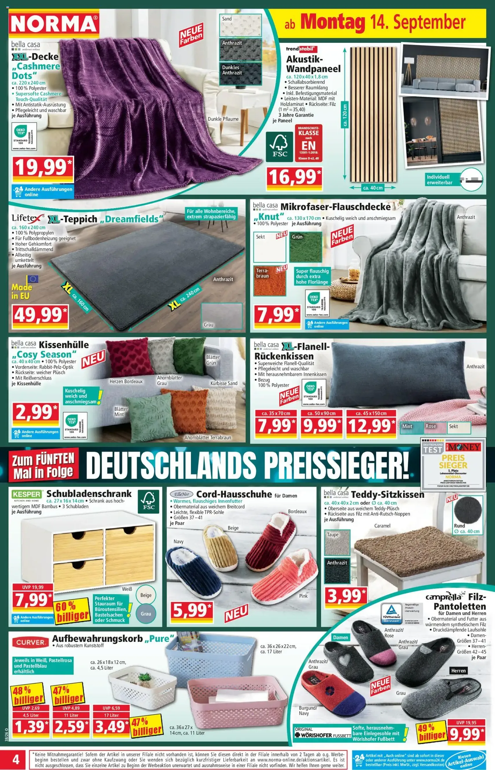 Norma Prospekt - Gültiger Prospekt ab 14.09.2026, Seite 4 von insgesamt 30