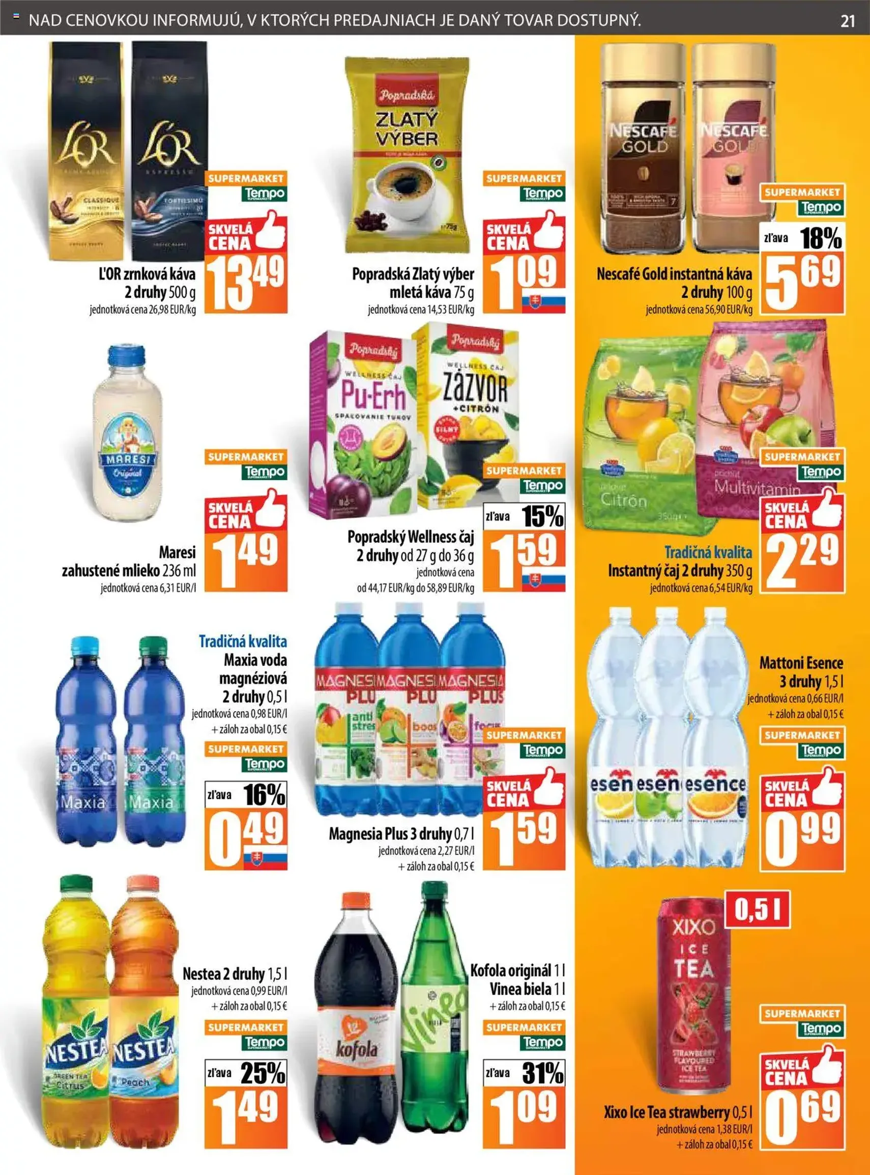 COOP Jednota leták - platný leták od 02.10.2025 strana 21 z 28 COOP Jednota leták - platný leták od 02.10.2025 strana 21 z 28