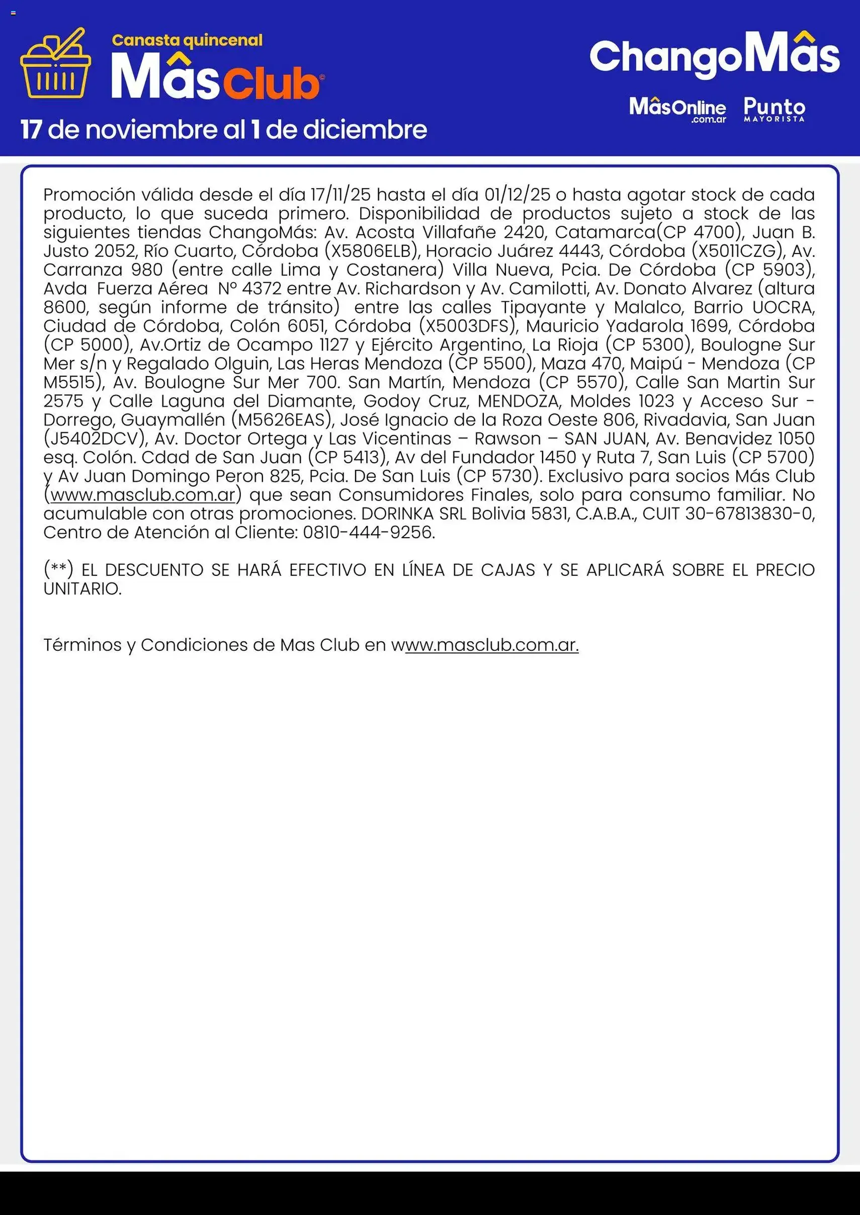 Punto Mayorista catálogo Club - folleto válido desde 17/11/2025 página 2 de 2