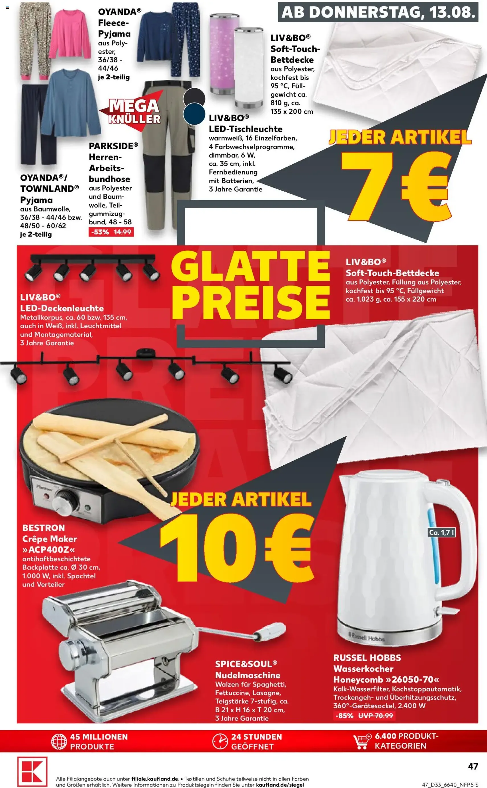 Kaufland Prospekt - Gültiger Prospekt ab 13.08.2026, Seite 47 von insgesamt 54