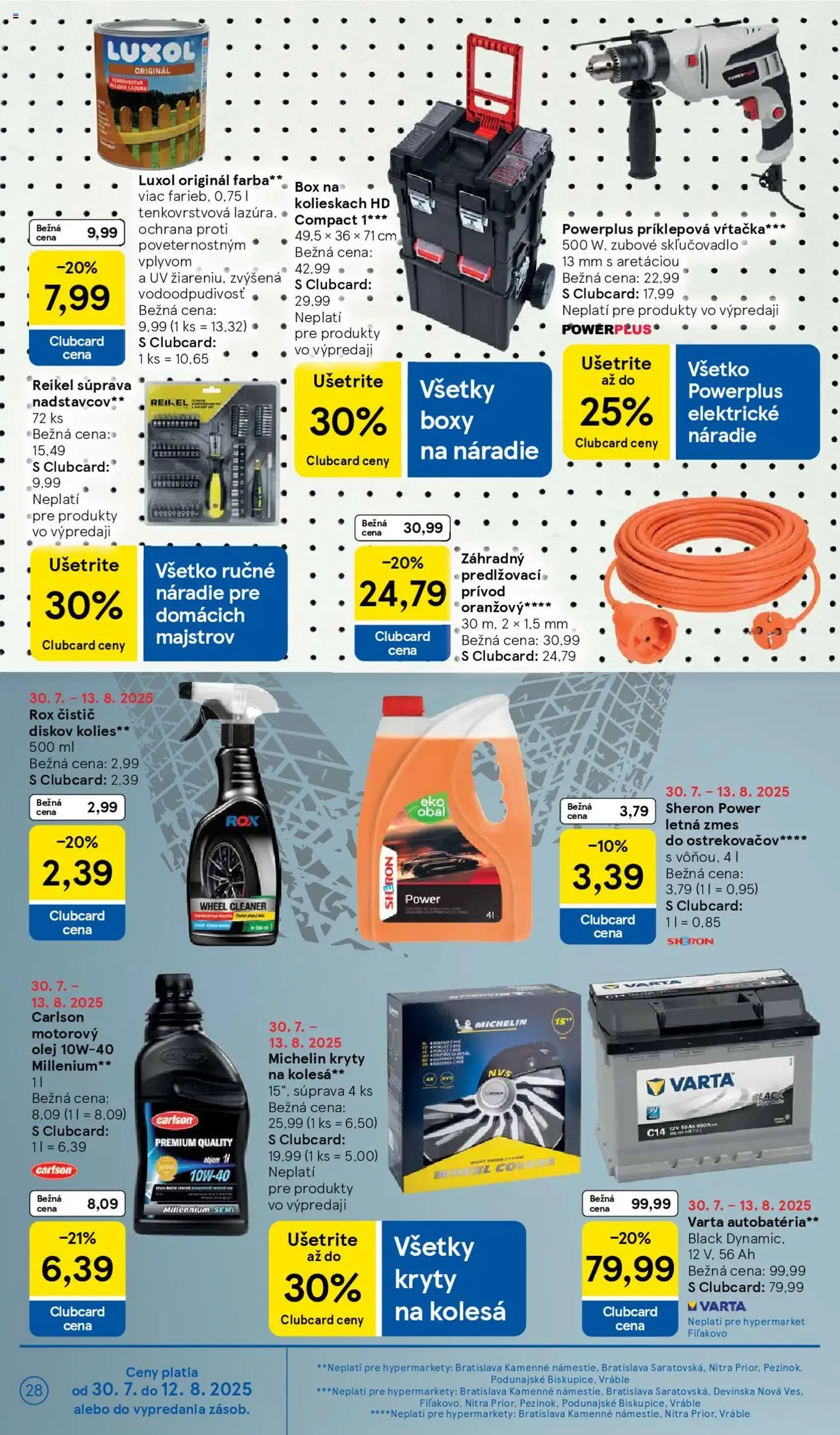 Tesco Hypermarket - leták - platný leták od 30.07.2025 strana 28 z 33 Tesco Hypermarket - leták - platný leták od 30.07.2025 strana 28 z 33