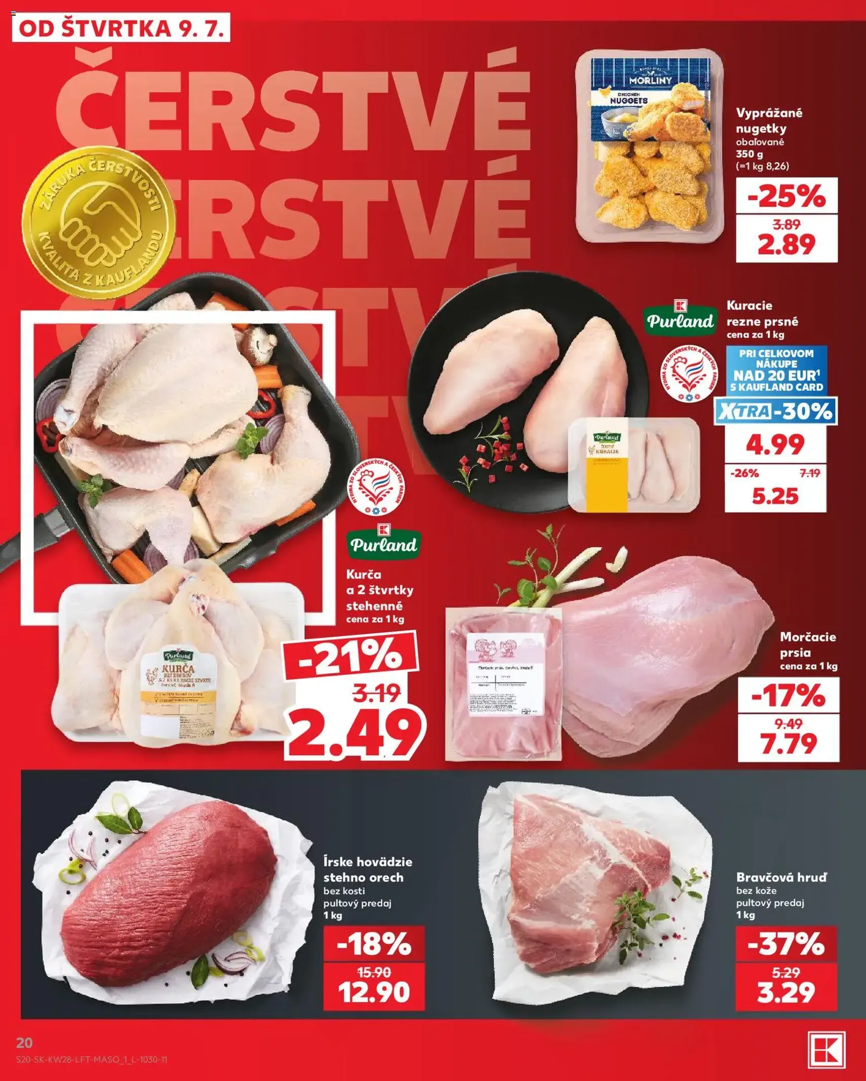 Kaufland SK akciós újság - 2026.07.09. érvényes szórólap 20 oldal 82 oldalból