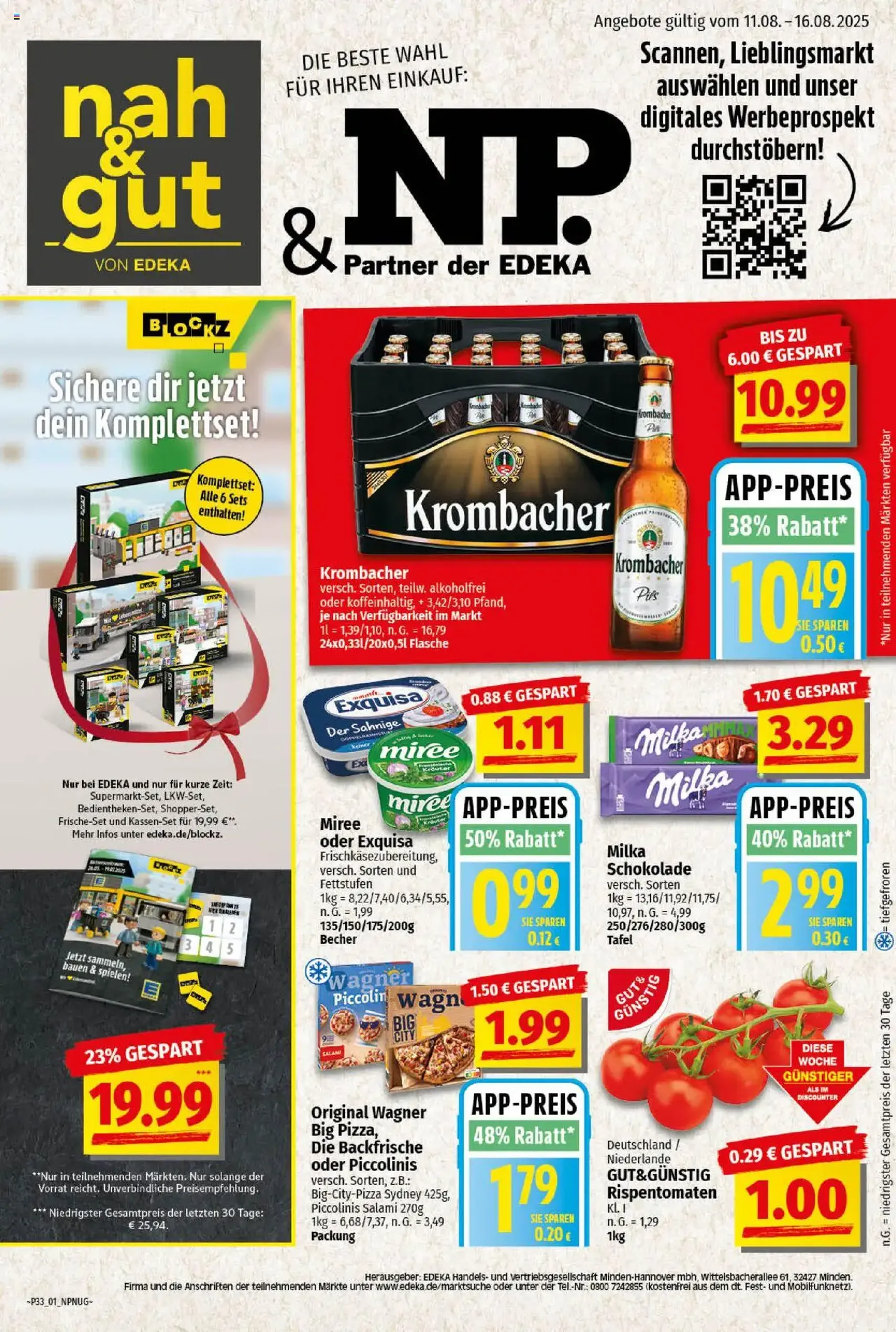 NP Discount Prospekt - Gültiger Prospekt ab 11.08.2025, Seite 1 von insgesamt 12