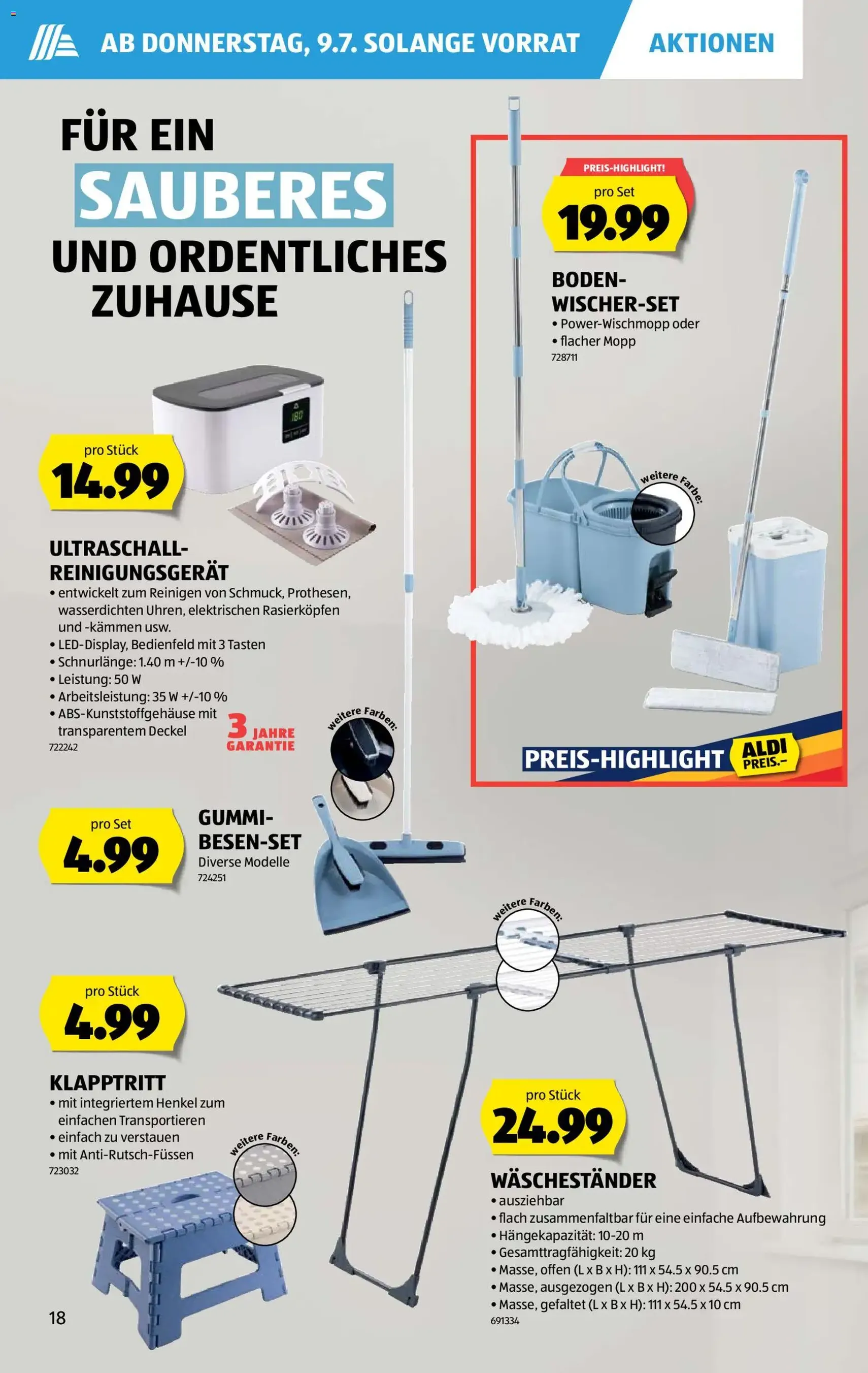 Aldi aktionen - Gültiger Prospekt ab 09.07.2026, Seite 18 von insgesamt 44