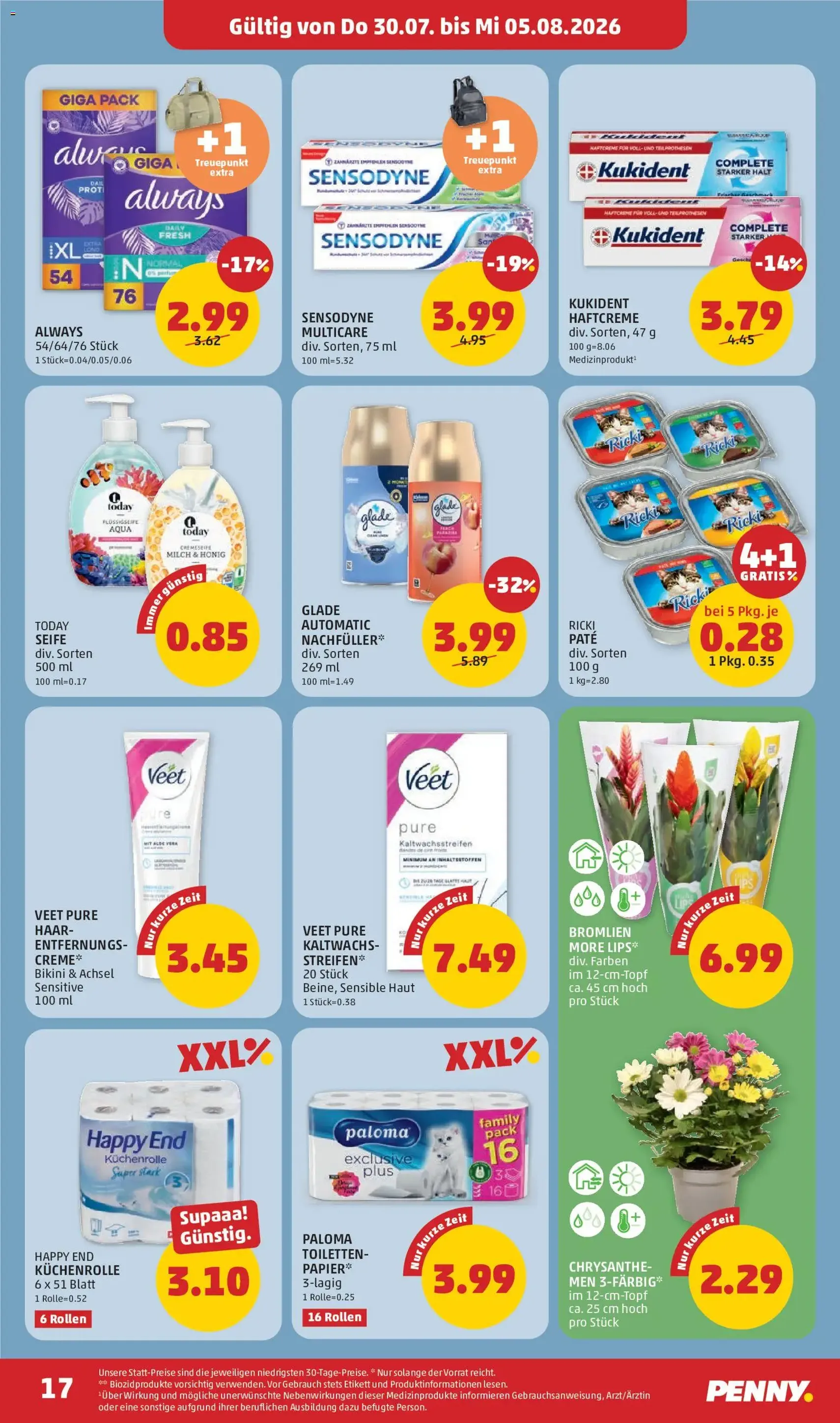 Penny Markt Flugblatt - Gültiger Prospekt ab 30.07.2026, Seite 17 von insgesamt 28