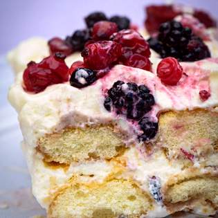 Recipe preview Fruit tiramisu