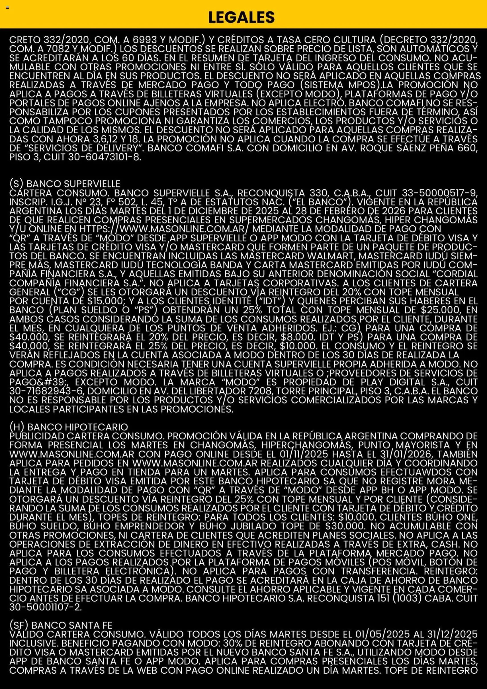 Changomas ofertas - folleto válido desde 01/01/2026 página 5 de 12