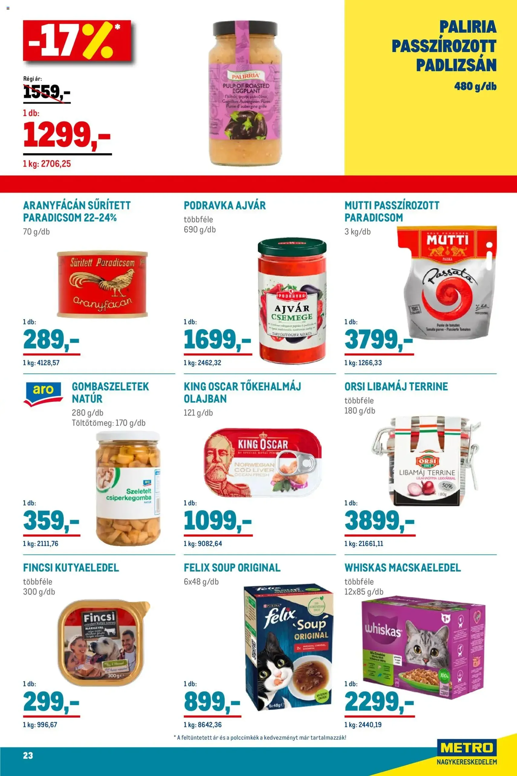 Metro - Élelmiszer és Szezonális katalógus 2025/12 - 2025.12.01. érvényes szórólap 23 oldal 33 oldalból