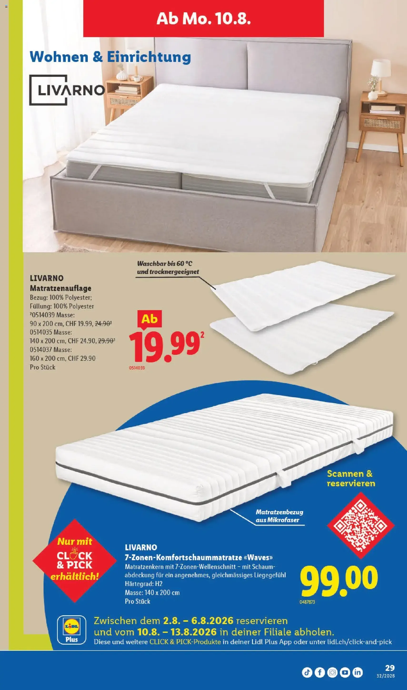 Lidl aktionen - Gültiger Prospekt ab 06.08.2026, Seite 29 von insgesamt 32