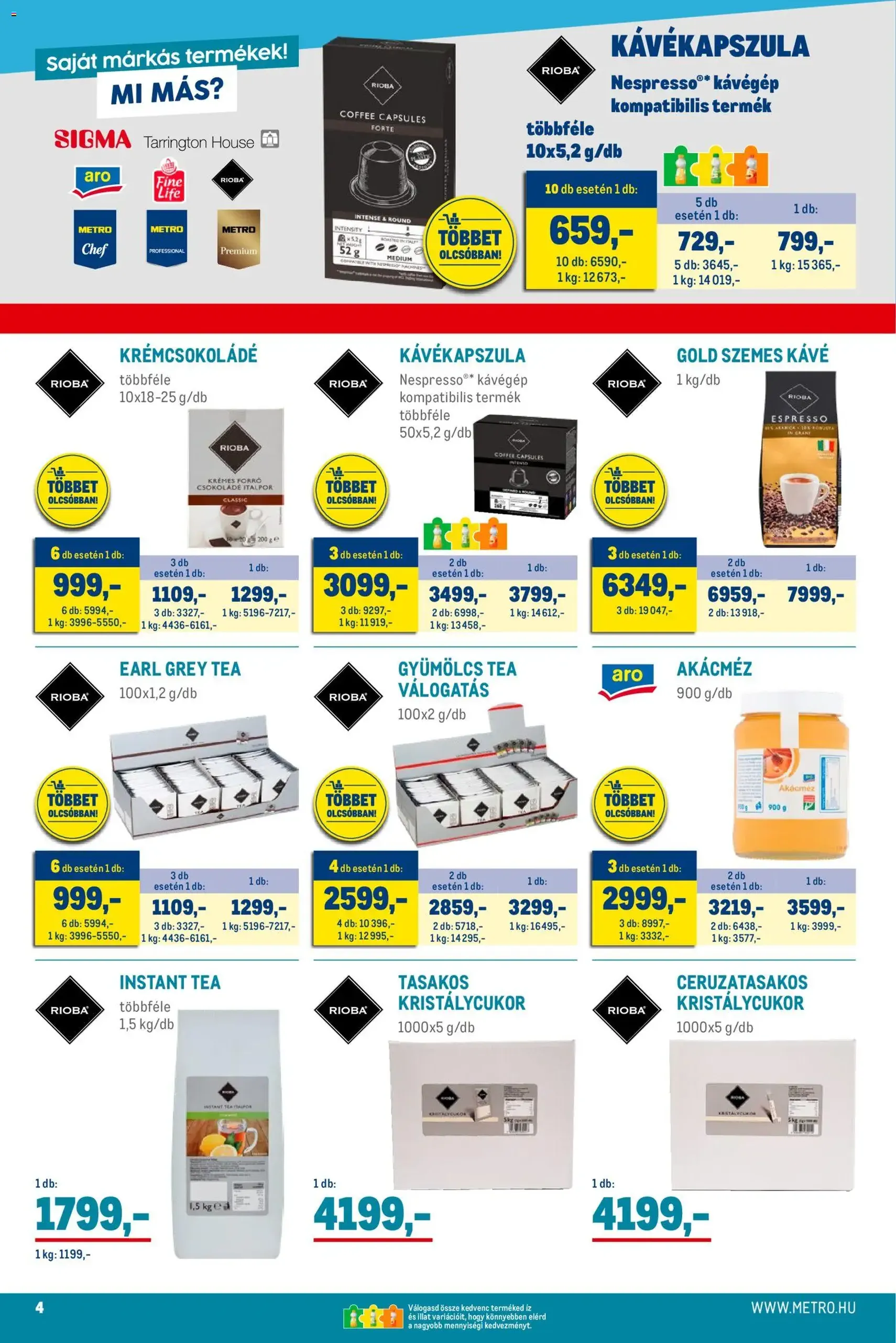 Metro - Élelmiszer és Szezonális katalógus 2025/11 - 2025.11.02. érvényes szórólap 4 oldal 33 oldalból