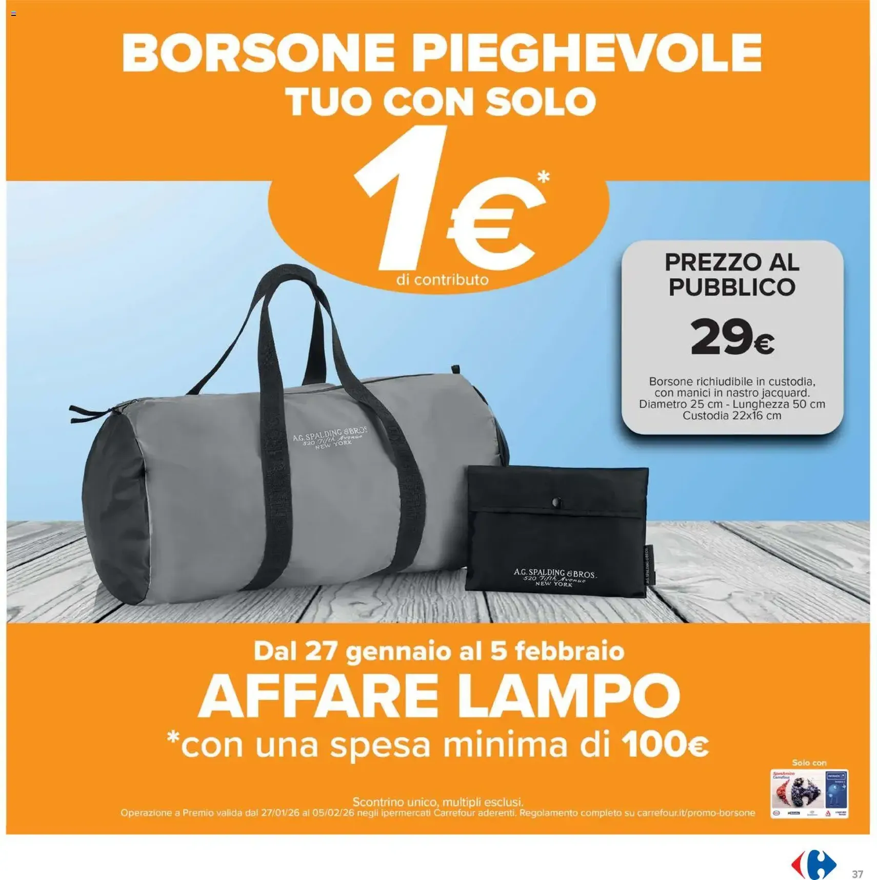 Volantino Carrefour - volantino valido dal 27/01/2026 pagina 37 di 38