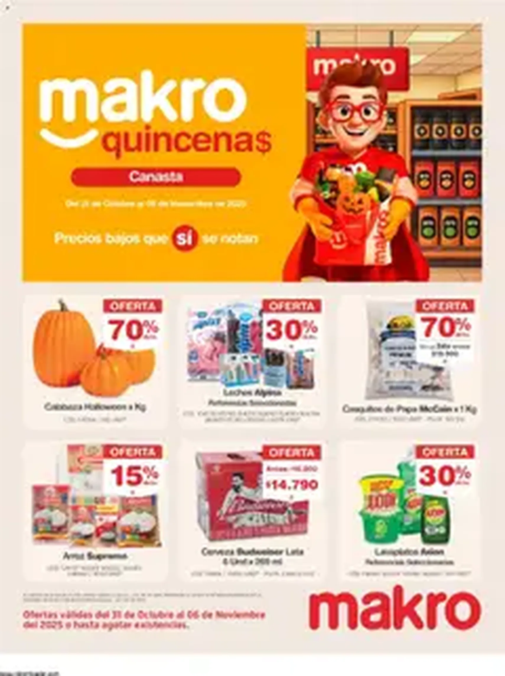 Makro - Quincena - folleto válido desde 31/10/2025 página 1 de 1