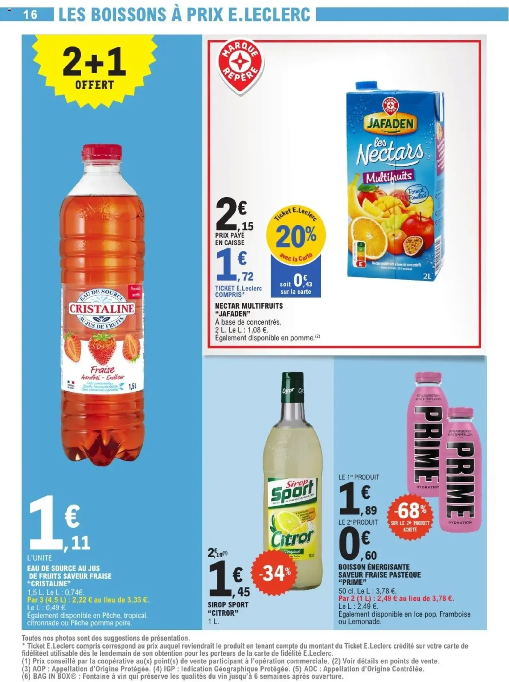 E.Leclerc catalogue semaine 32 - brochure valable à partir du 05/08/2025, page 16 sur 20 E.Leclerc catalogue semaine 32 - brochure valable à partir du 05/08/2025, page 16 sur 20