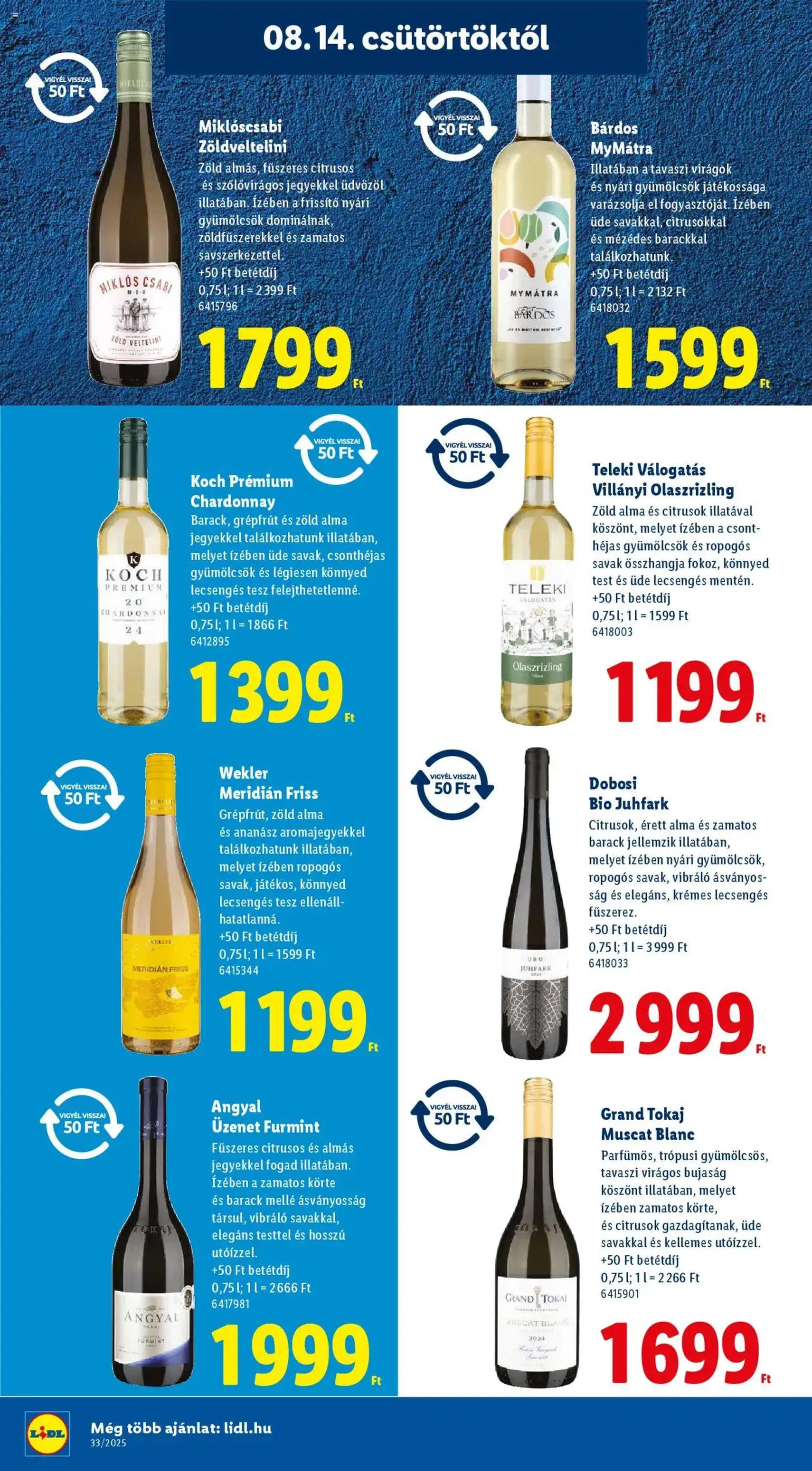 Lidl Akciós újság - 2025.08.14. érvényes szórólap 24 oldal 64 oldalból