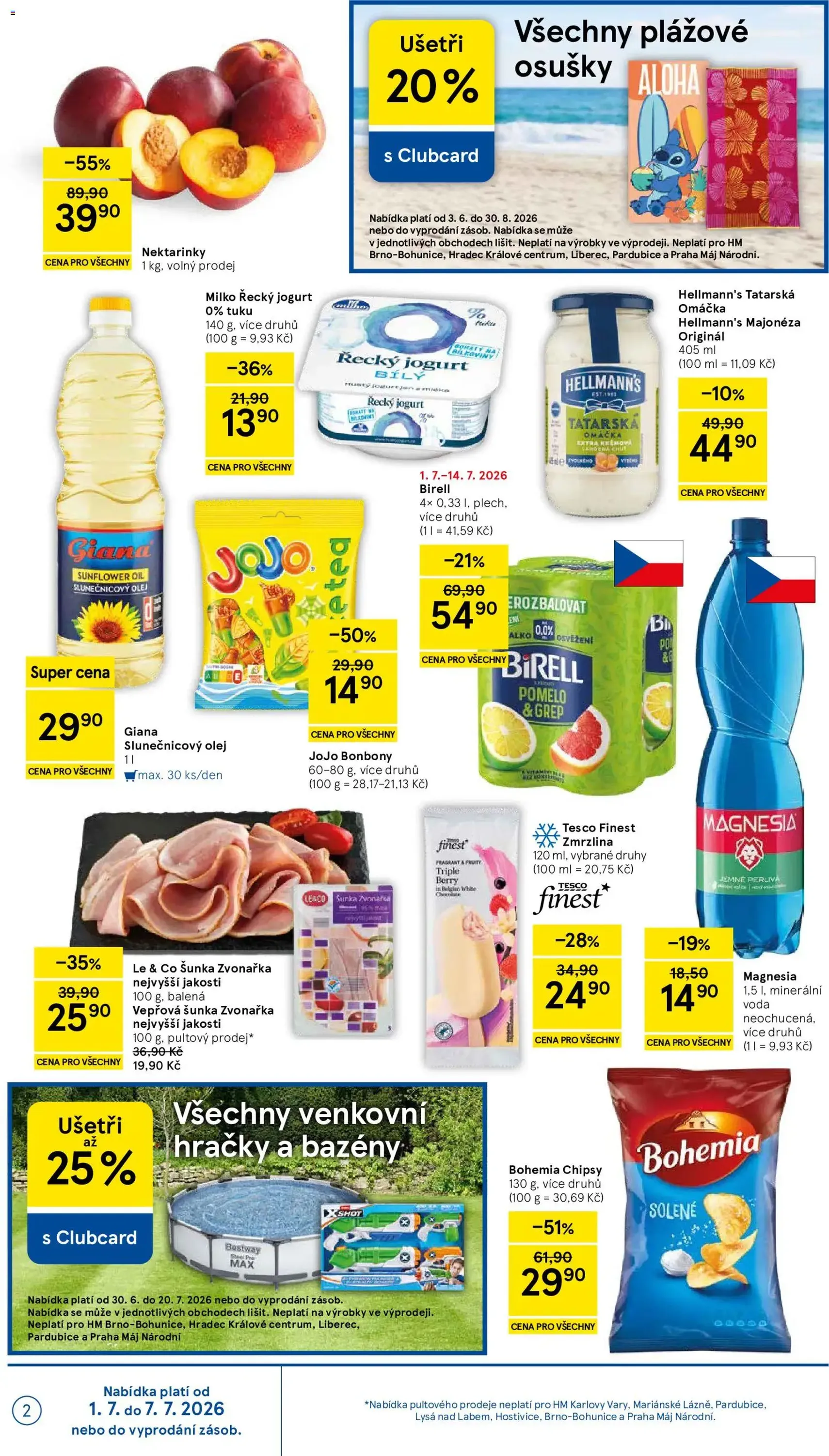 Tesco leták - Hypermarket - platný leták od 01.07.2026 strana 2 z 31