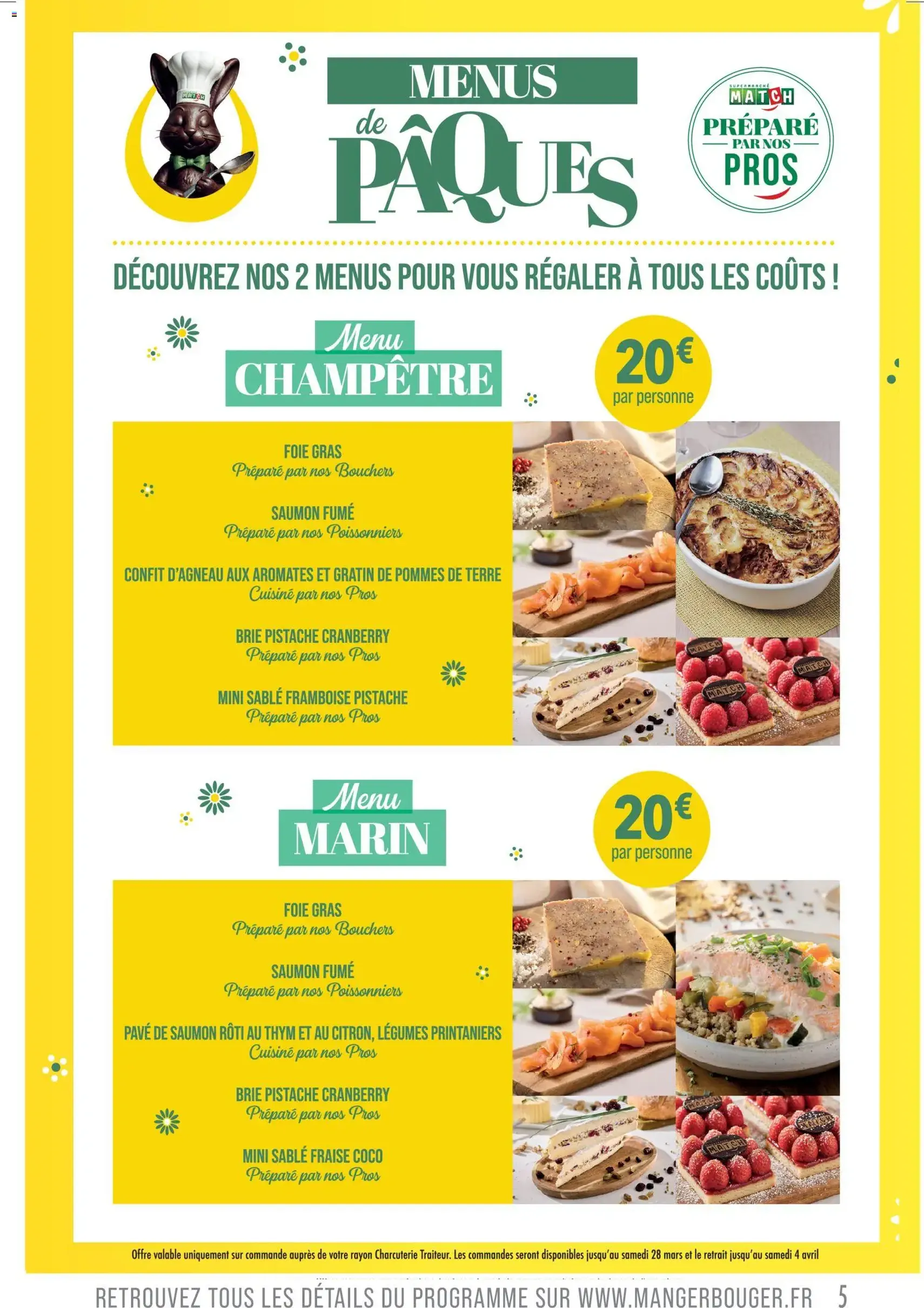 Match Supermarché catalogue - brochure valable à partir du 24/03/2026, page 5 sur 42