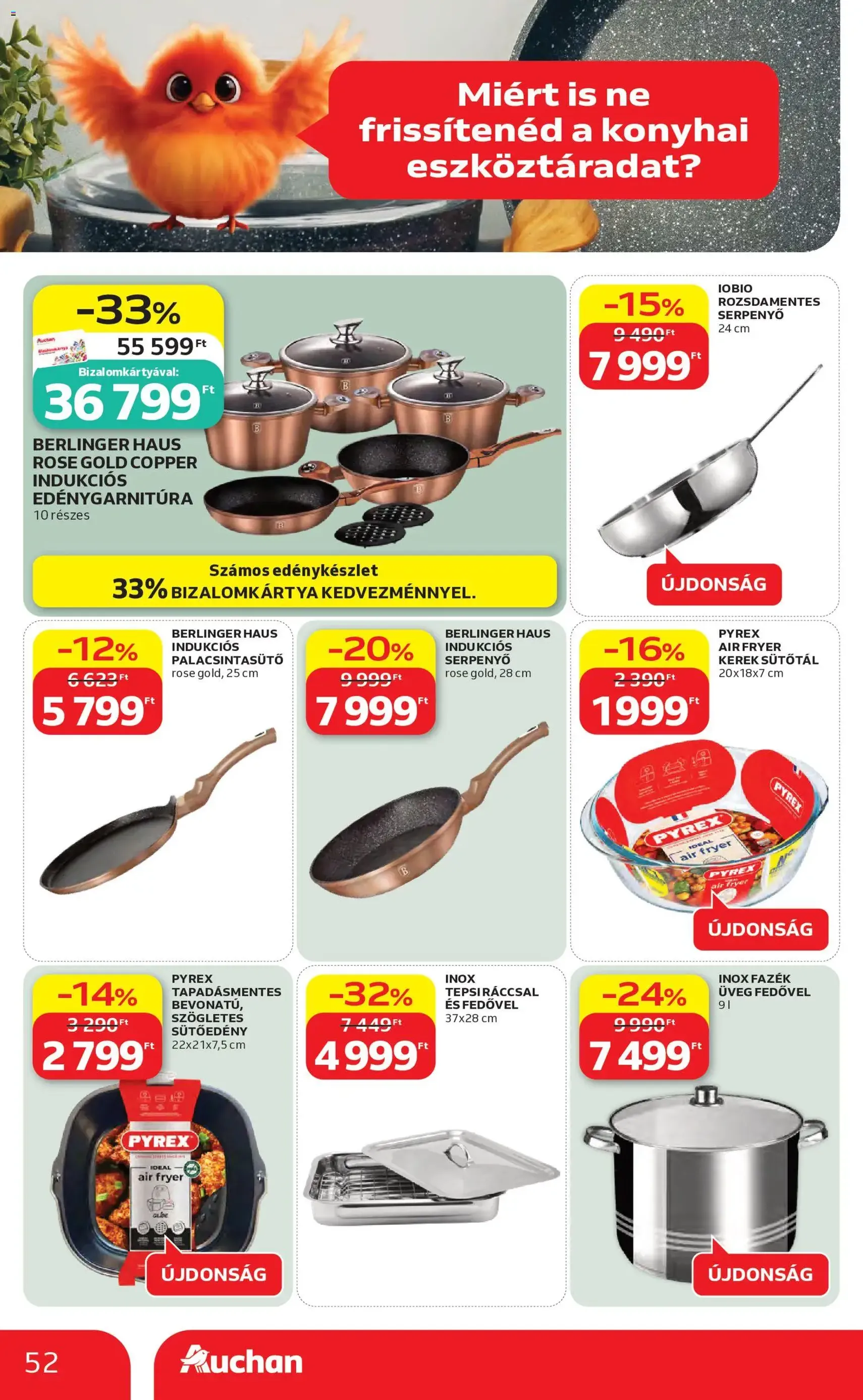 Auchan akciós újság - 2026.05.14. érvényes szórólap 52 oldal 58 oldalból