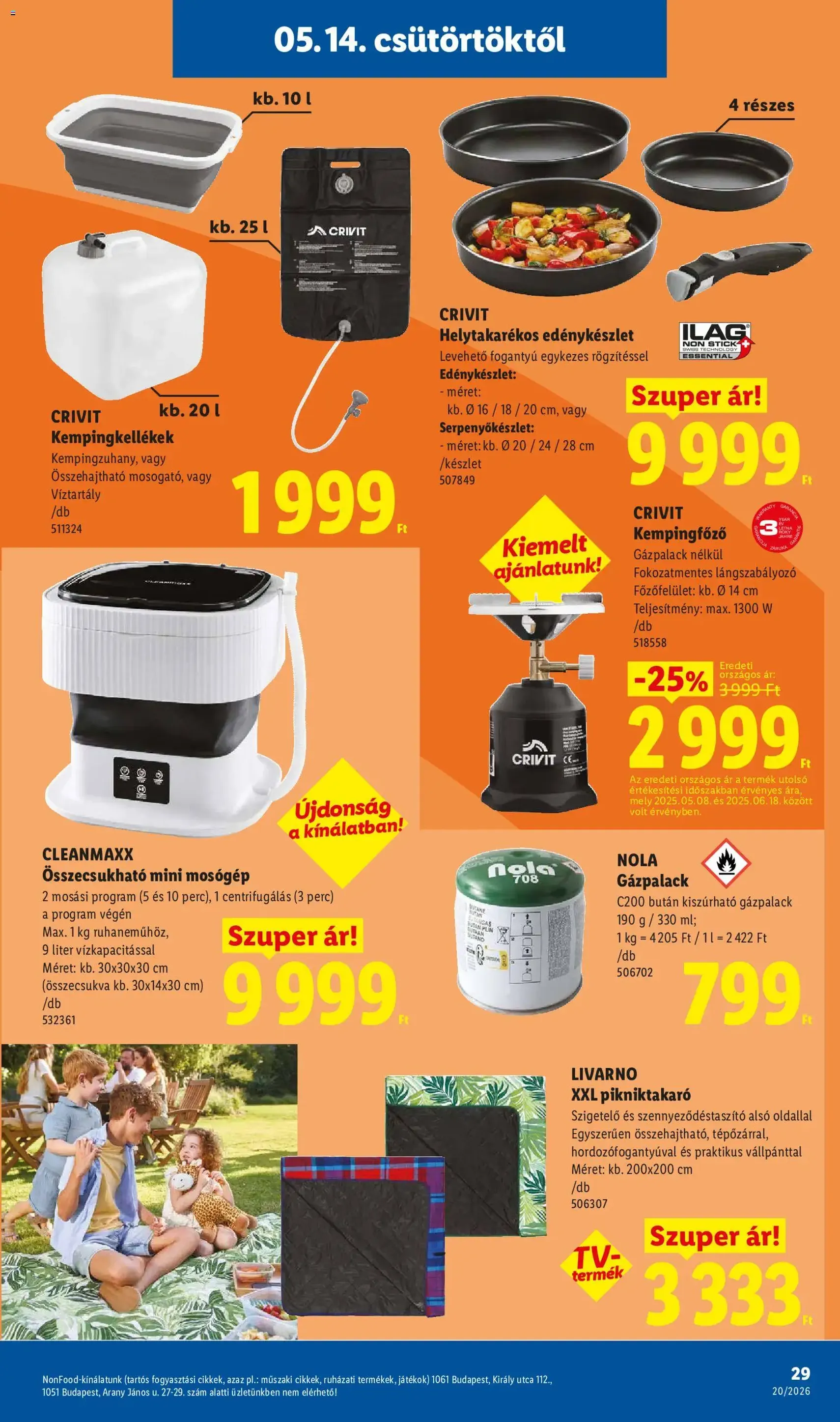 Lidl akciós újság - 2026.05.14. érvényes szórólap 29 oldal 68 oldalból