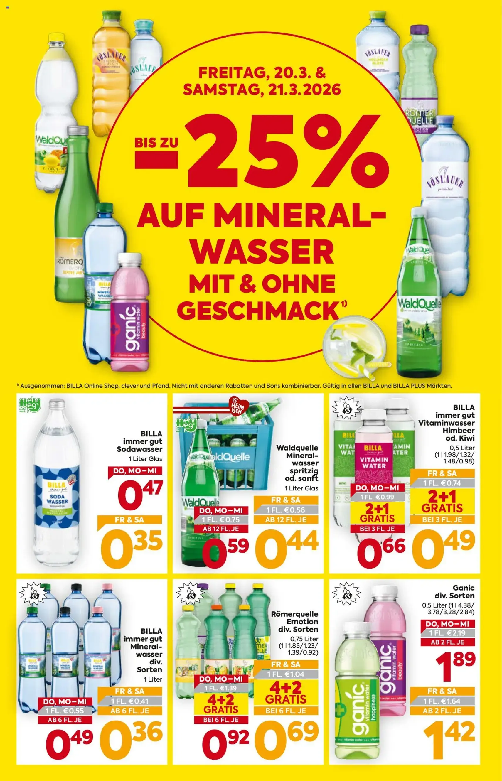 Billa - Flugblatt - Gültiger Prospekt ab 19.03.2026, Seite 4 von insgesamt 20