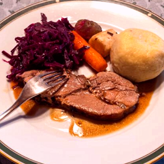 Anteprima ricetta Cosciotto di cinghiale con salsa