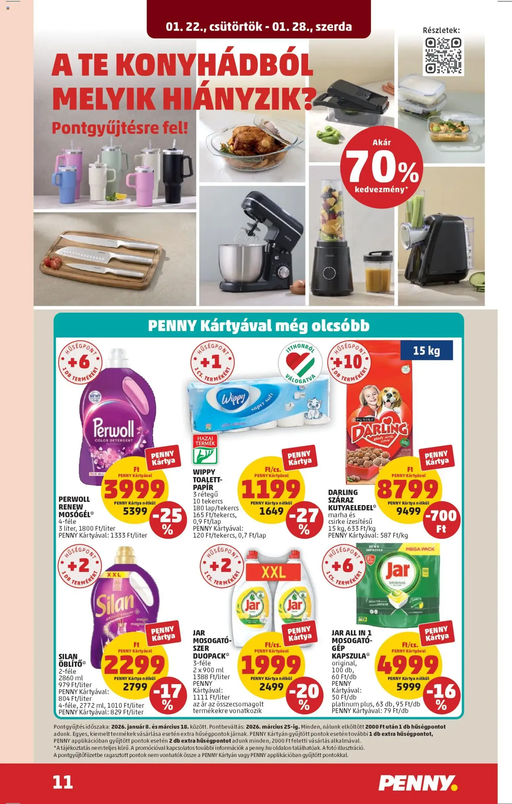 PENNY Akciós újság - 2026.01.22. érvényes szórólap 15 oldal 36 oldalból
