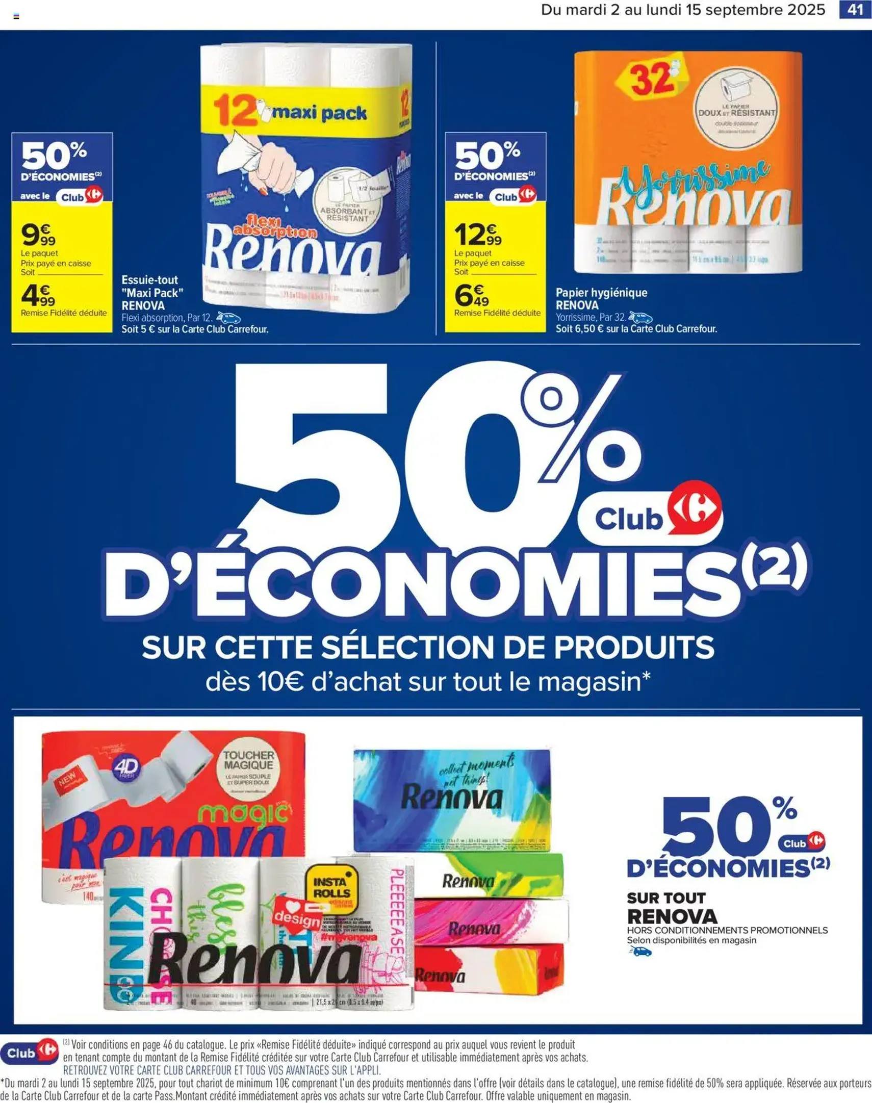 Carrefour catalogue semaine 36 - brochure valable à partir du 02/09/2025, page 43 sur 86 Carrefour catalogue semaine 36 - brochure valable à partir du 02/09/2025, page 43 sur 86