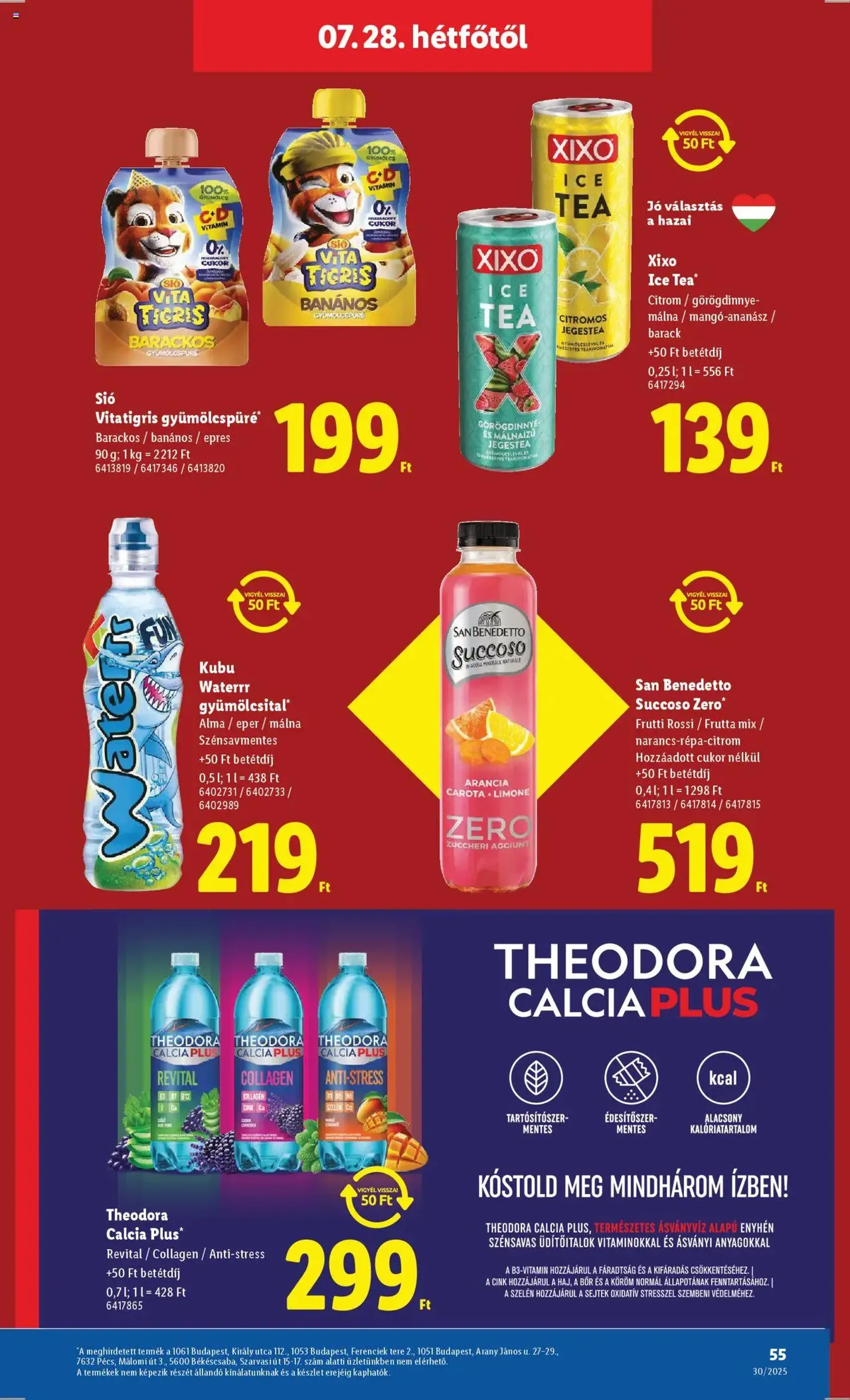 Lidl Akciós újság - 2025.07.24. érvényes szórólap 55 oldal 62 oldalból Lidl Akciós újság - 2025.07.24. érvényes szórólap 55 oldal 62 oldalból