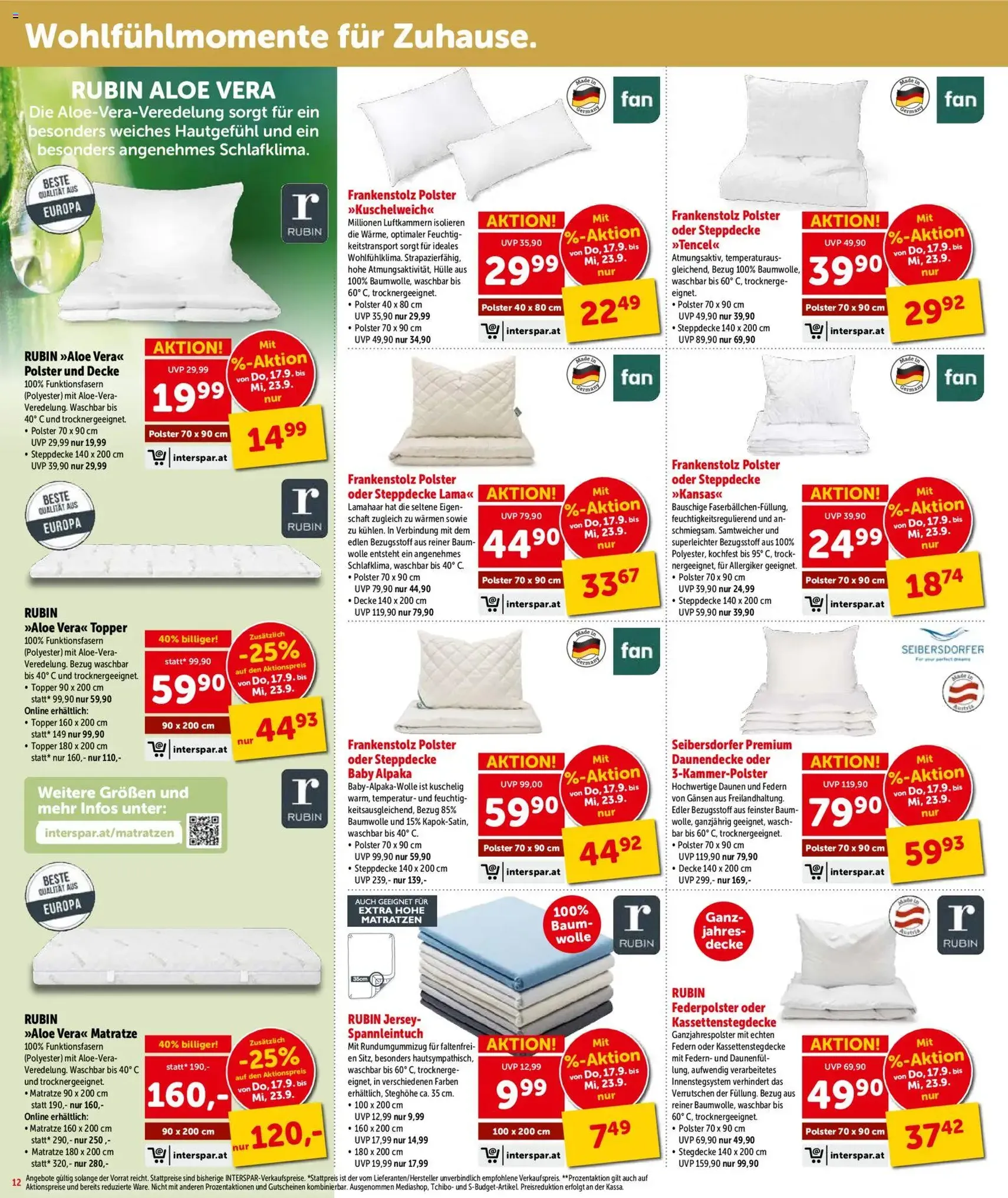 Interspar - Flugblatt - Gültiger Prospekt ab 17.09.2026, Seite 12 von insgesamt 16