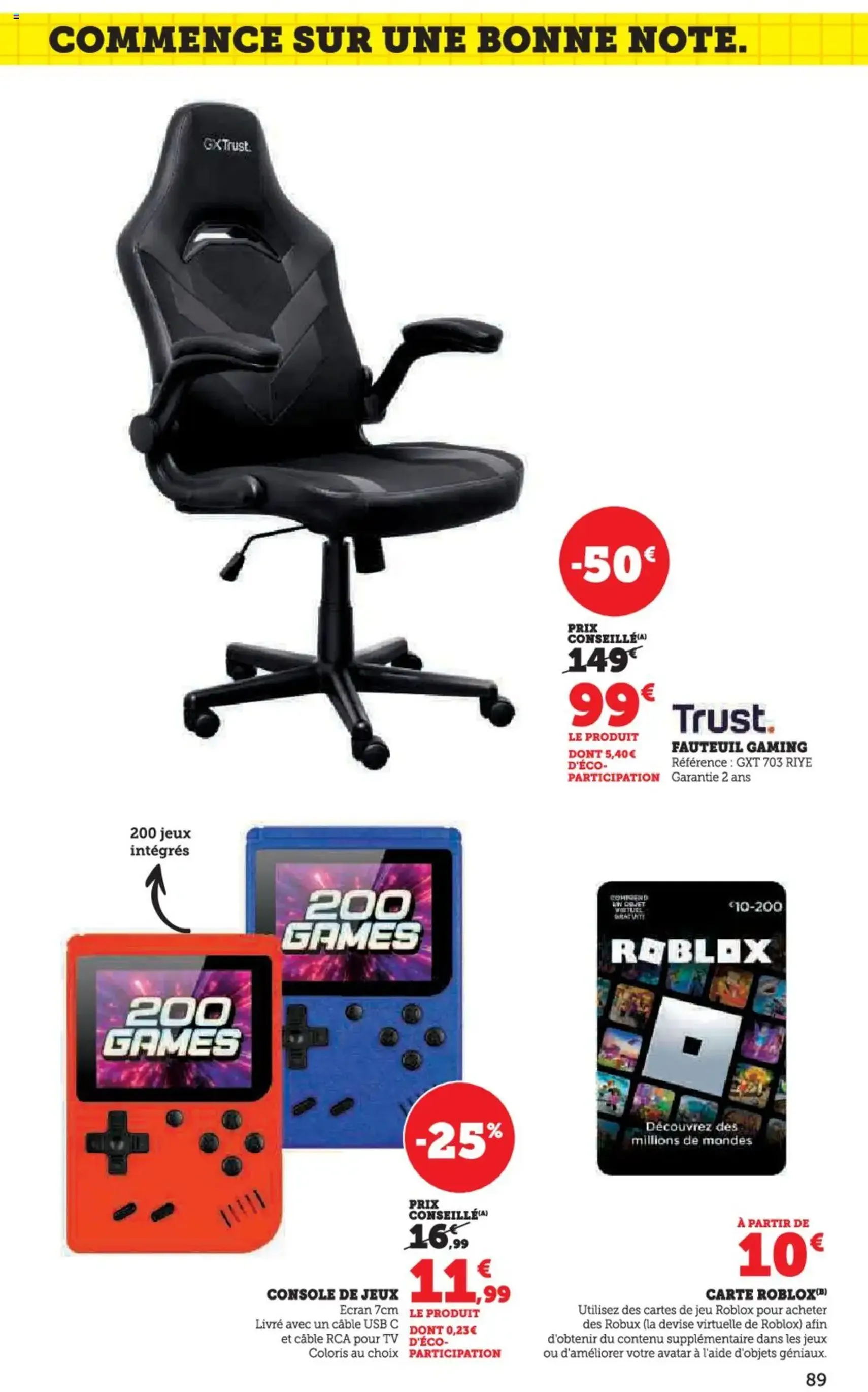 Hyper U catalogue - brochure valable à partir du 12/08/2025, page 89 sur 96 Hyper U catalogue - brochure valable à partir du 12/08/2025, page 89 sur 96