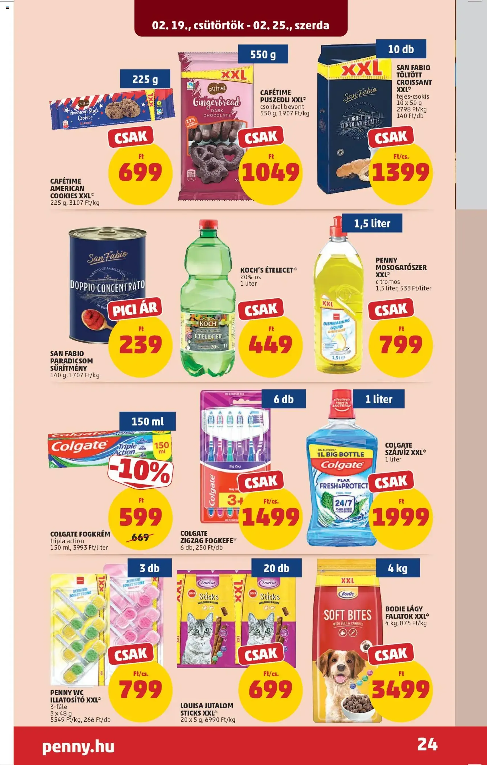 PENNY Akciós újság - 2026.02.19. érvényes szórólap 28 oldal 38 oldalból