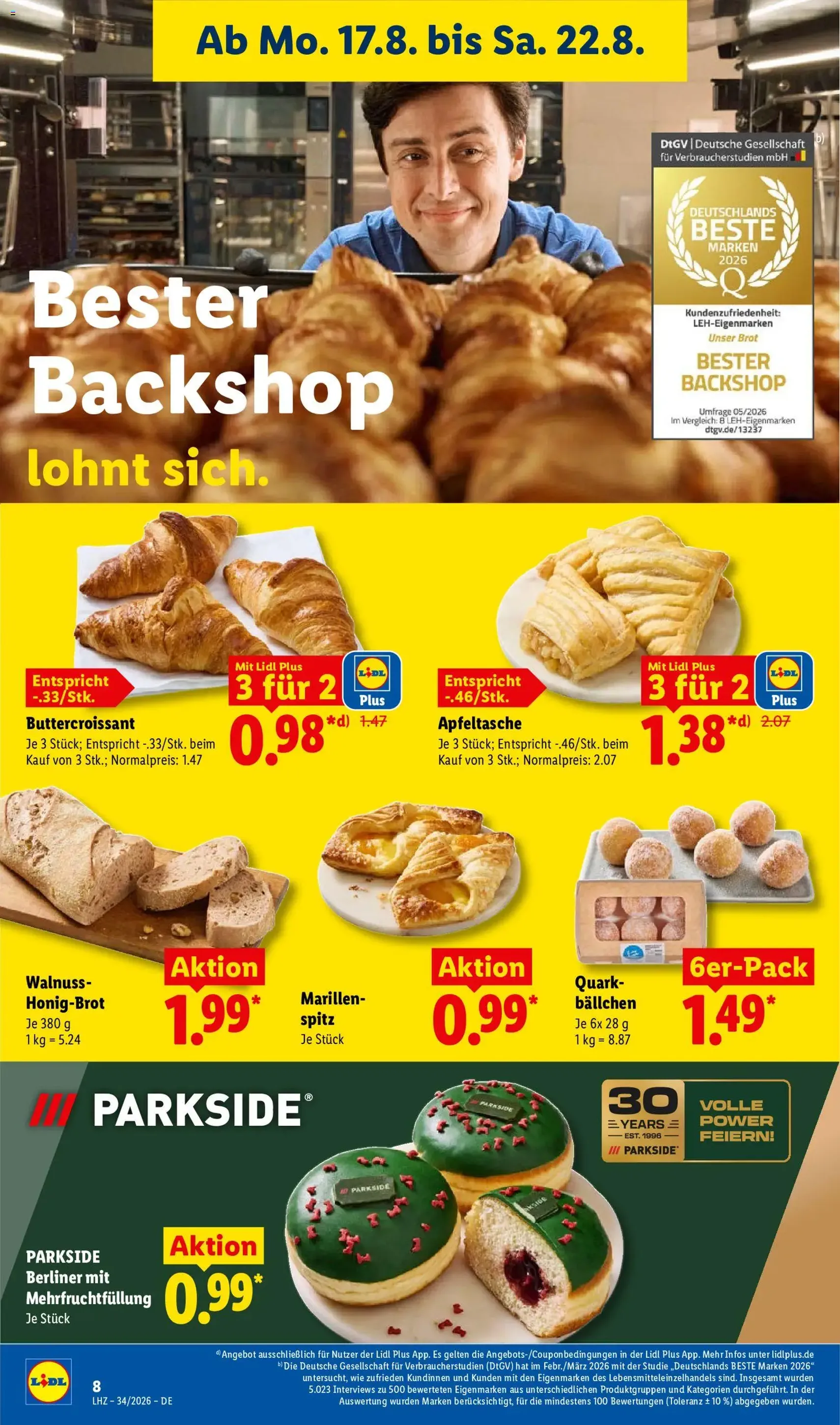 Lidl Prospekt - Gültiger Prospekt ab 17.08.2026, Seite 18 von insgesamt 72