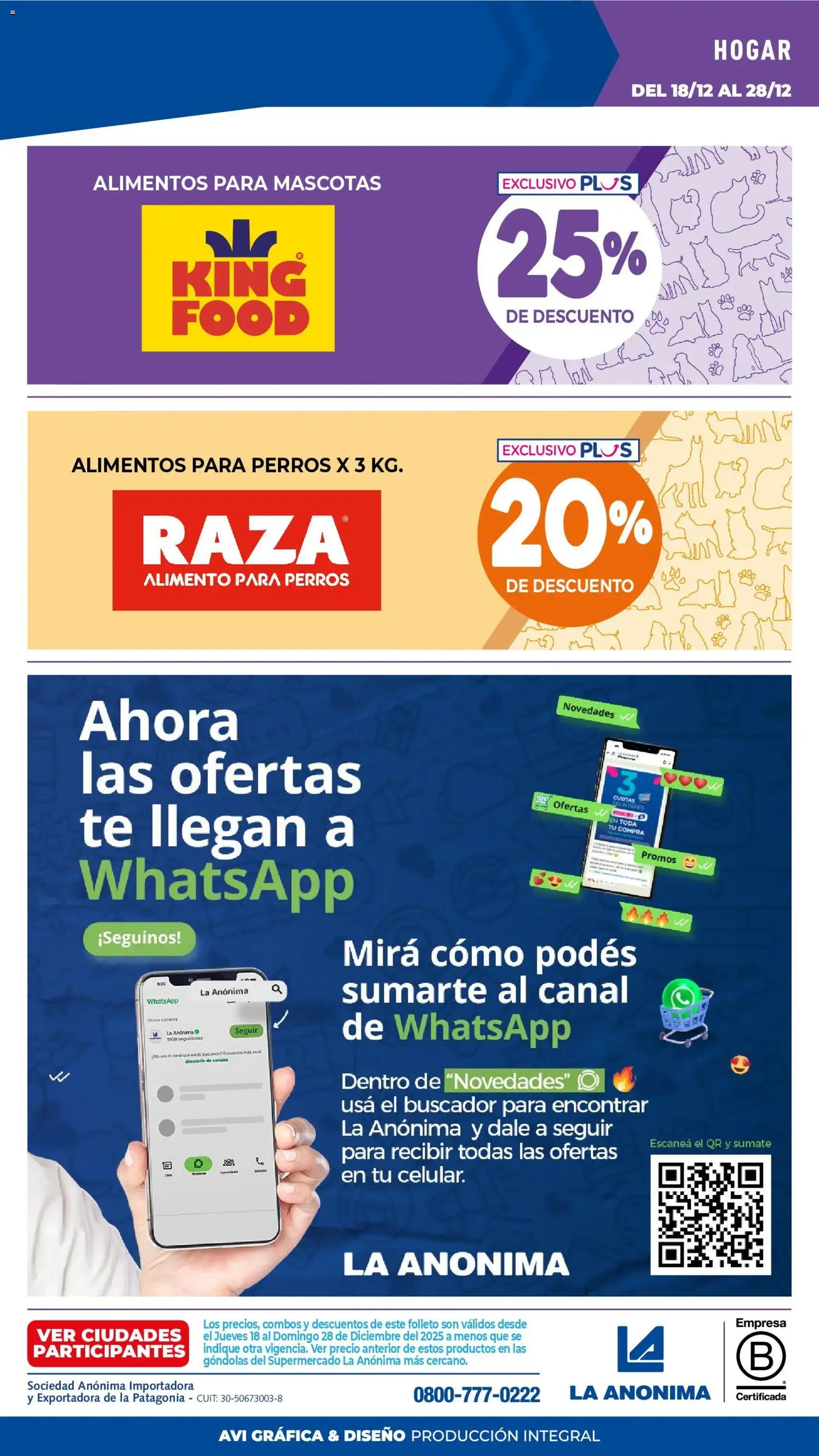 La Anonima catálogo - folleto válido desde 18/12/2025 página 44 de 44