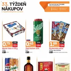Labaš leták - náhľad letáku platný od 11.08.2025