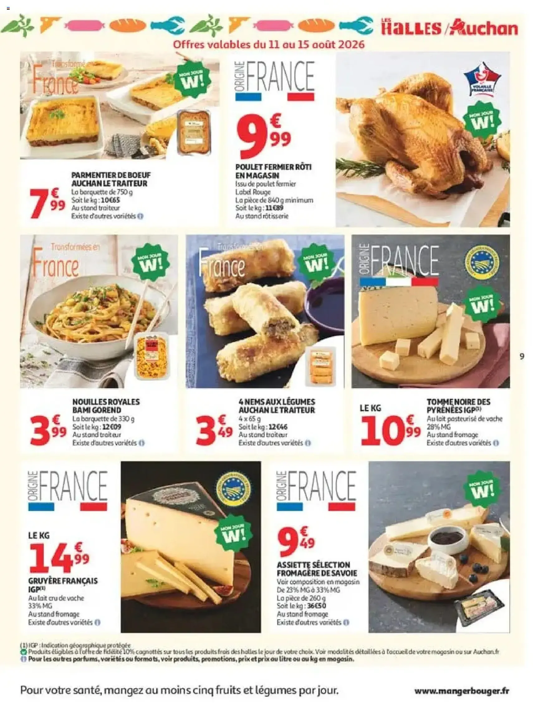 Auchan catalogue - brochure valable à partir du 11/08/2026, page 9 sur 34