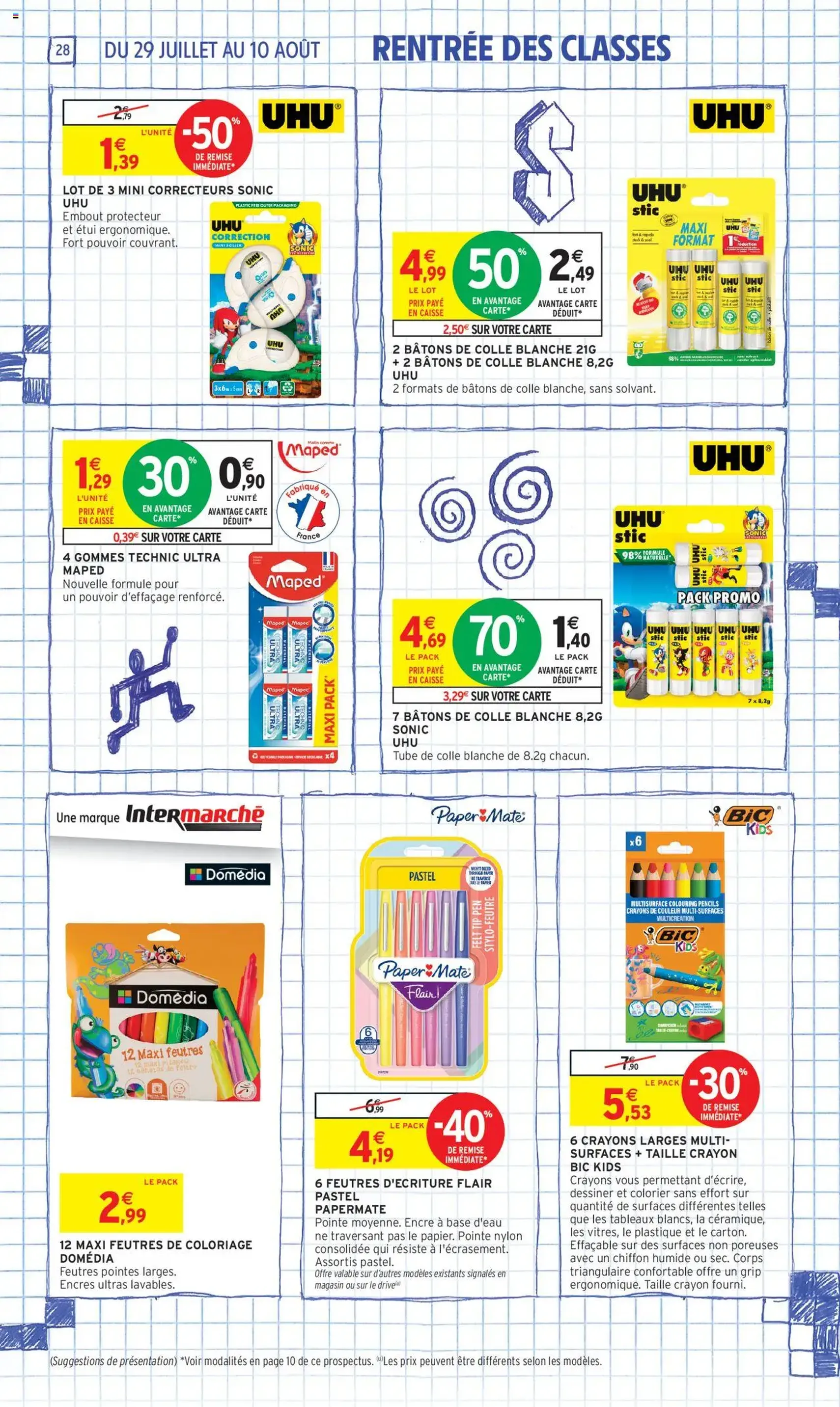 Intermarché catalogue semaine 30 - brochure valable à partir du 29/07/2025, page 28 sur 32 Intermarché catalogue semaine 30 - brochure valable à partir du 29/07/2025, page 28 sur 32