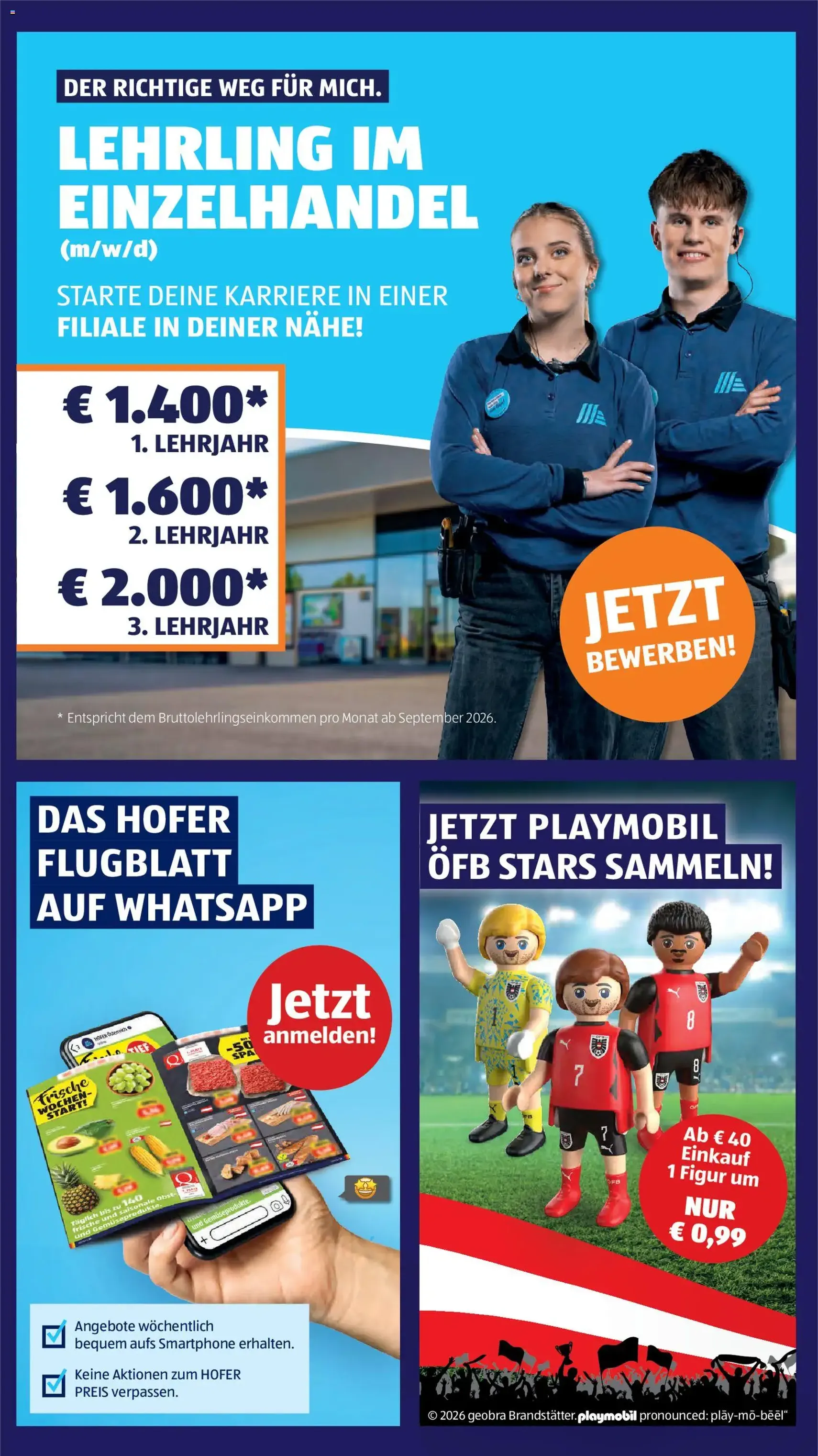 Hofer Flugblatt - Gültiger Prospekt ab 12.06.2026, Seite 3 von insgesamt 42