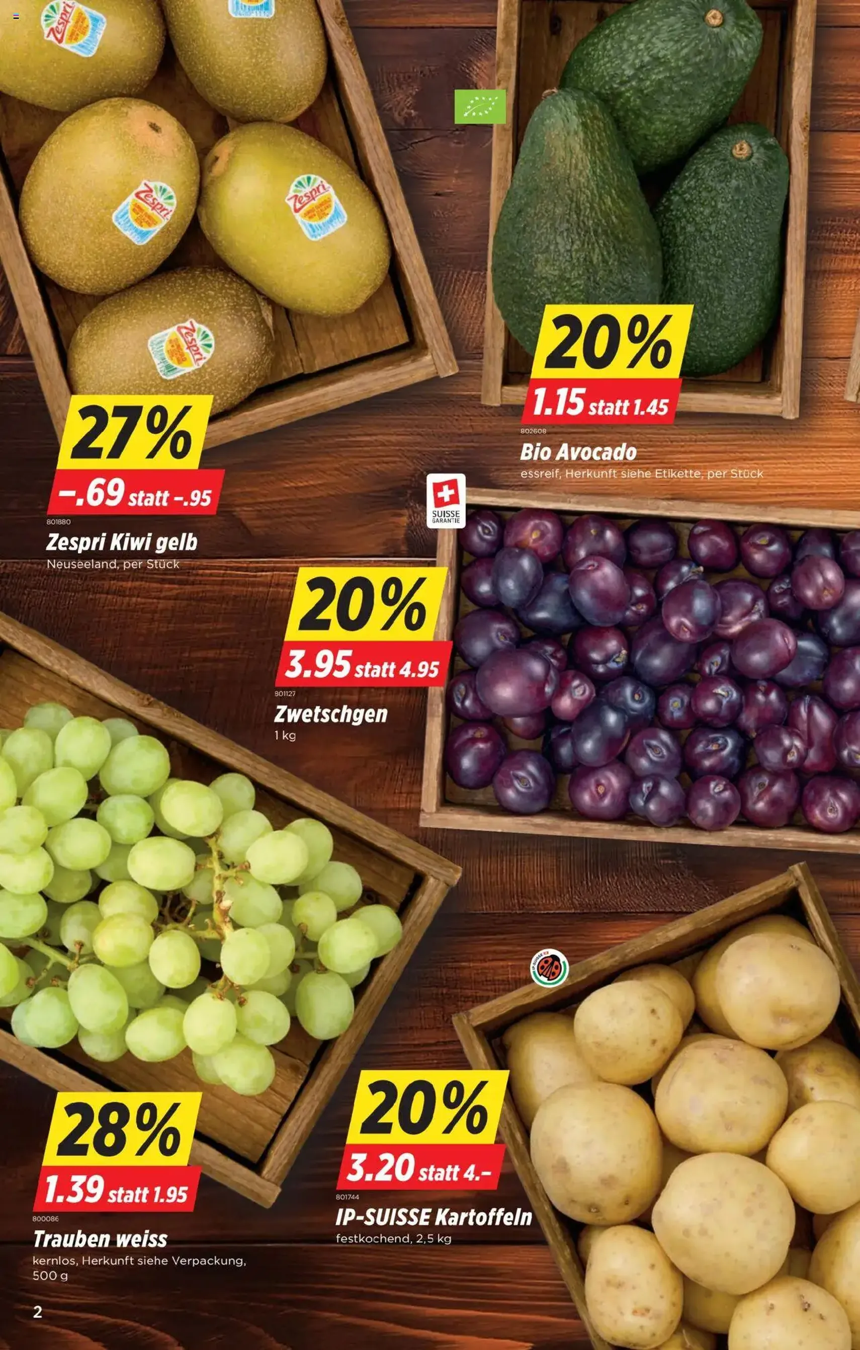 Denner Aktionen - Gültiger Prospekt ab 19.08.2025, Seite 2 von insgesamt 24 Denner Aktionen - Gültiger Prospekt ab 19.08.2025, Seite 2 von insgesamt 24