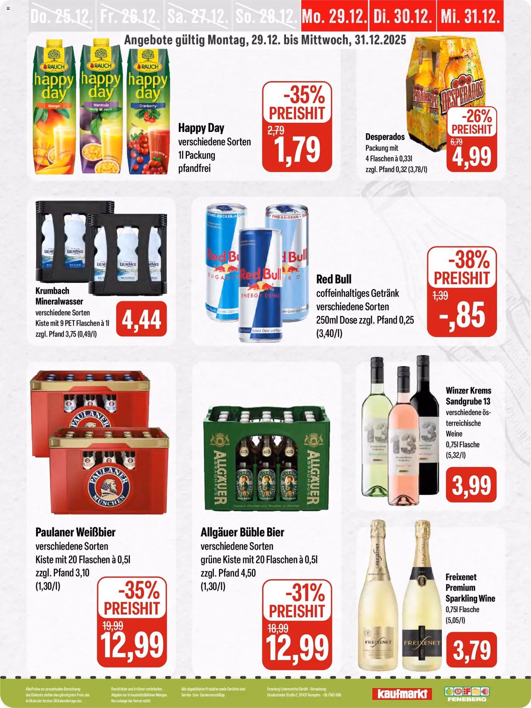 Feneberg Angebote - Gültiger Prospekt ab 29.12.2025, Seite 20 von insgesamt 20