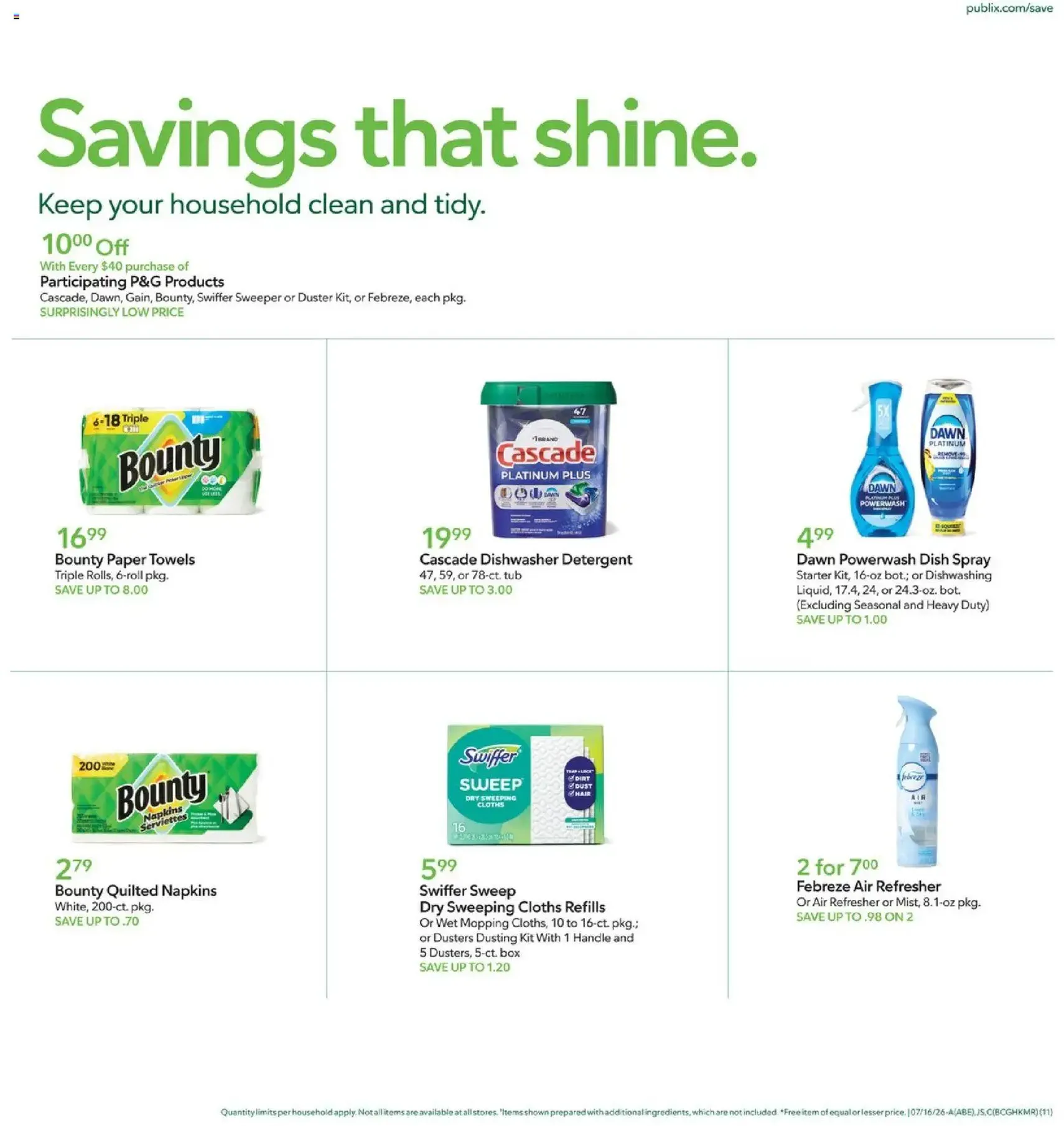 Publix Weekly Ad - valid flyer from 07/15/2026, page 11 of 20