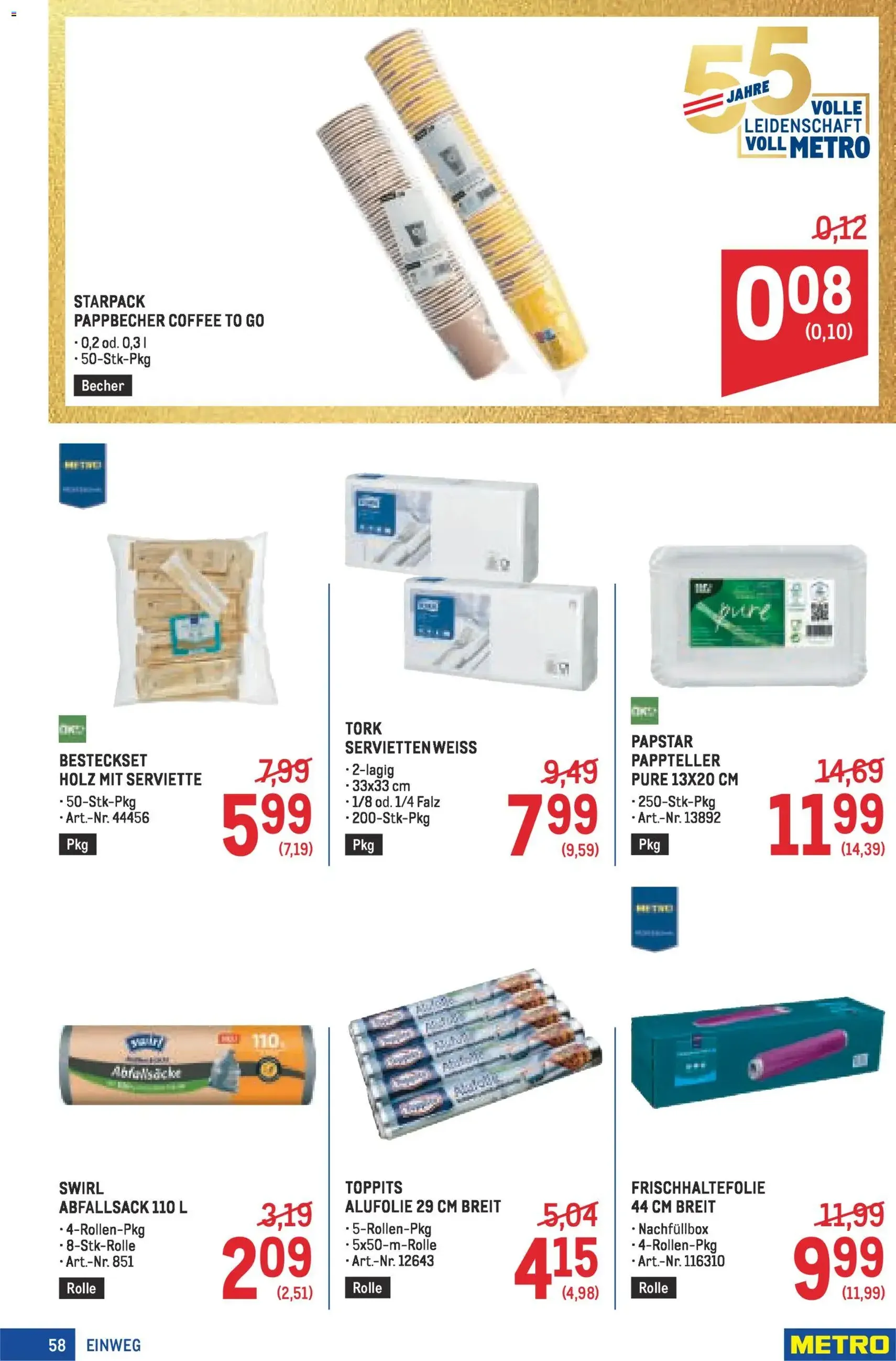 Metro Profi - Gültiger Prospekt ab 19.03.2026, Seite 58 von insgesamt 64