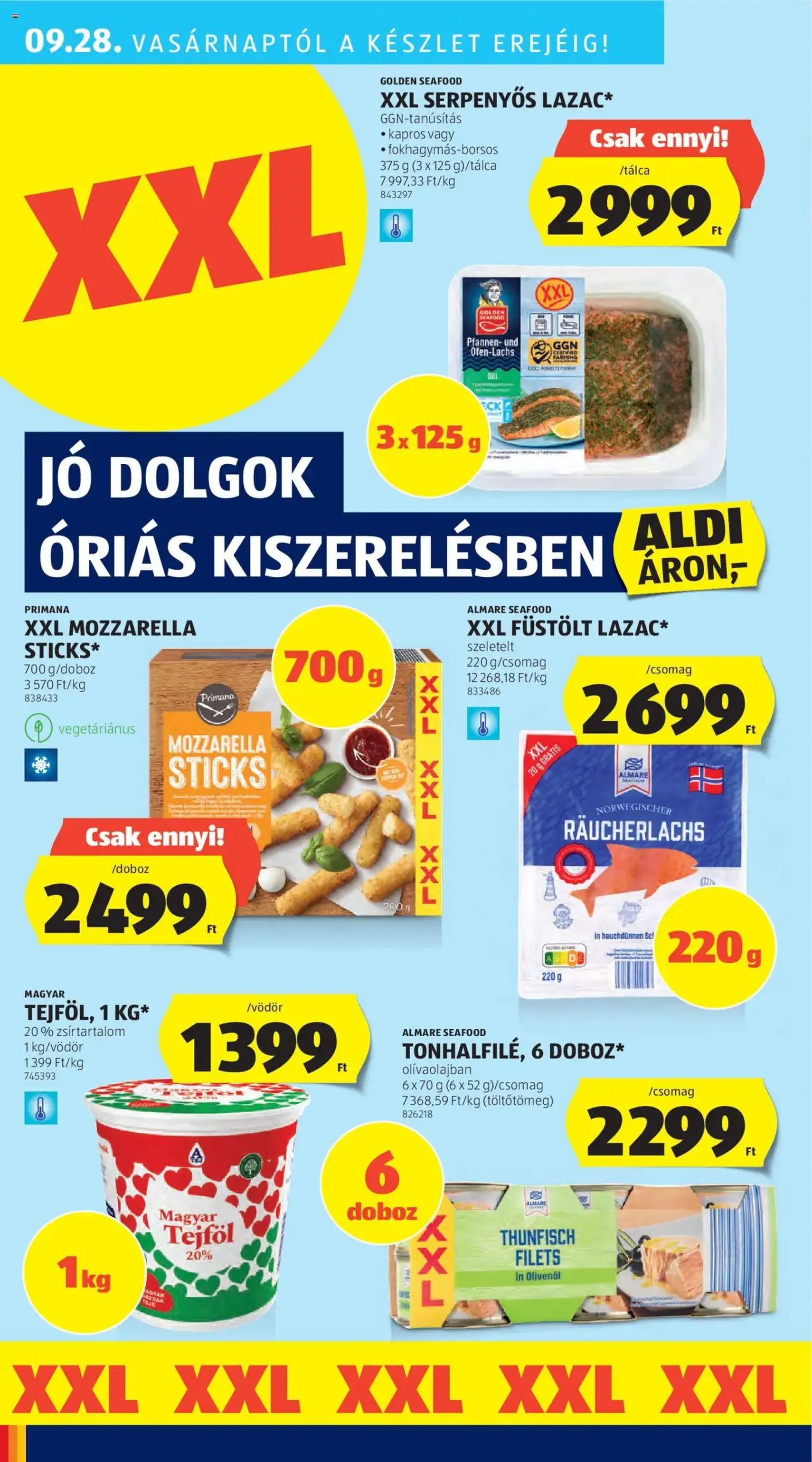 Aldi Akciós újság - 2025.09.25. érvényes szórólap 32 oldal 51 oldalból Aldi Akciós újság - 2025.09.25. érvényes szórólap 32 oldal 51 oldalból