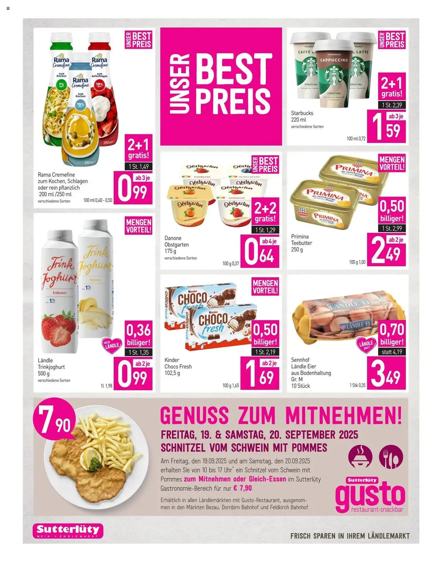 Sutterlüty Flugblatt - Gültiger Prospekt ab 18.09.2025, Seite 12 von insgesamt 24