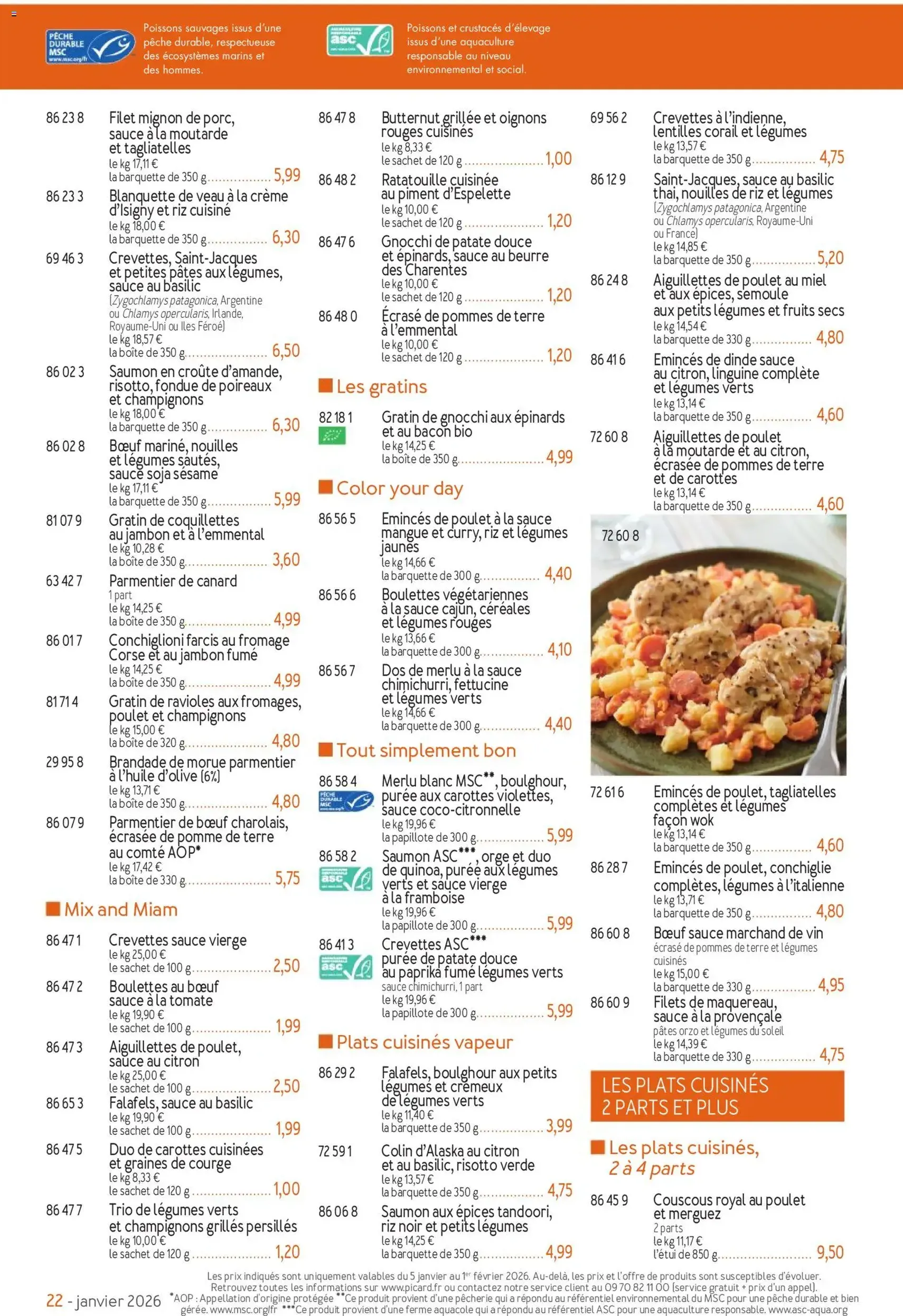 Picard catalogue - brochure valable à partir du 05/01/2026, page 22 sur 36