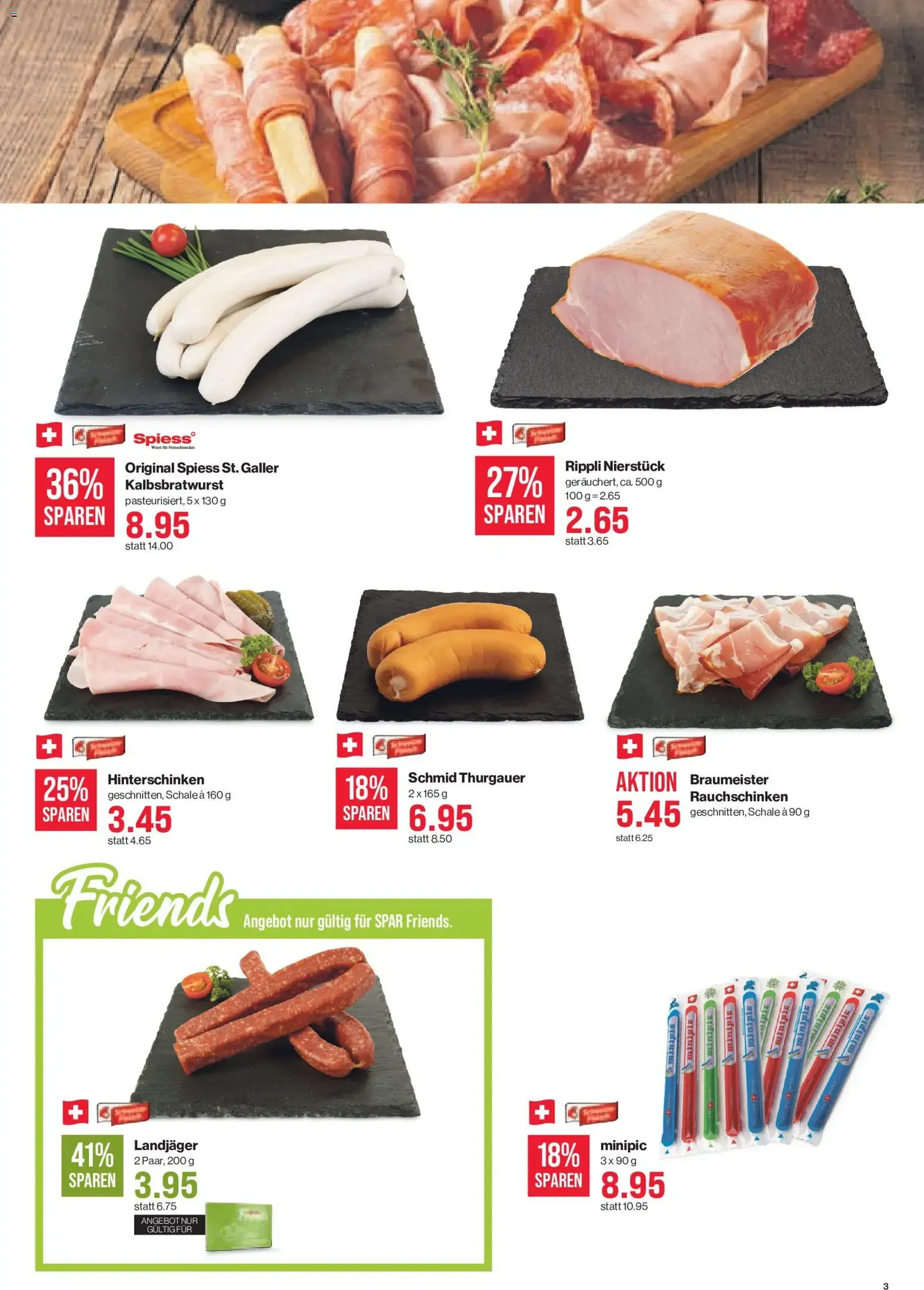 SPAR aktionen - Gültiger Prospekt ab 22.10.2026, Seite 3 von insgesamt 17