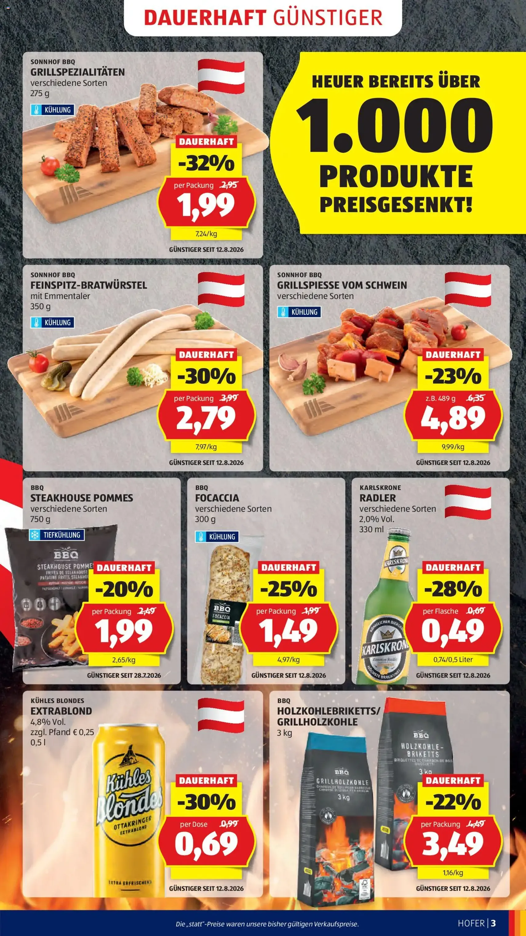 Hofer Flugblatt - Gültiger Prospekt ab 12.08.2026, Seite 5 von insgesamt 48