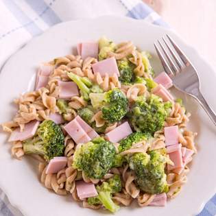 Recipe preview Pasta with broccoli and ham